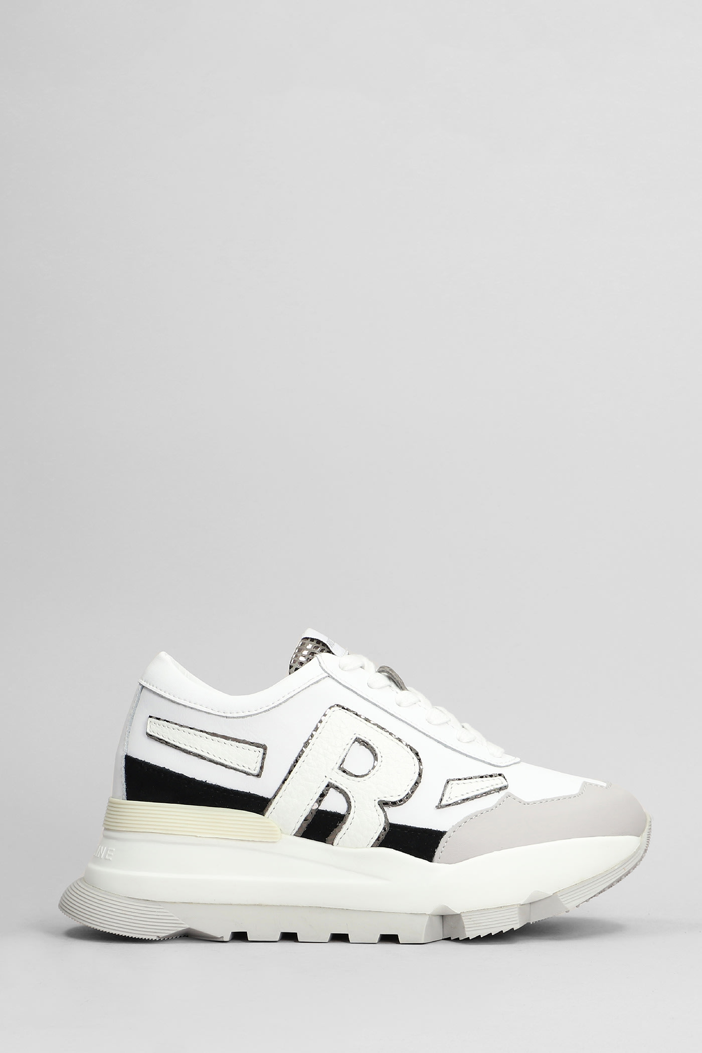 Ruco Line Aki Sneakers In White Leather