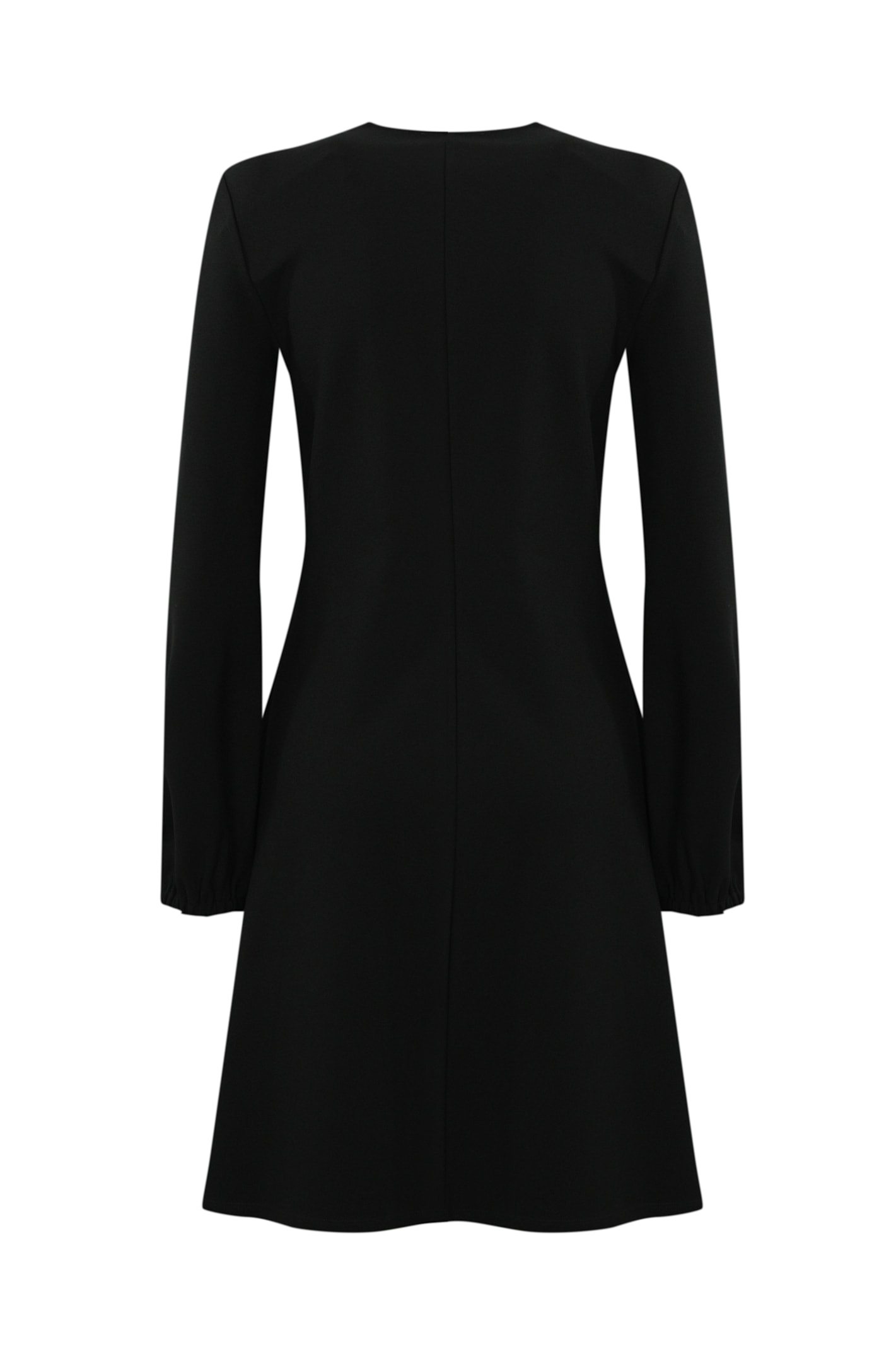 Shop Weekend Max Mara Cennare Dress In Milan Jersey In Nero