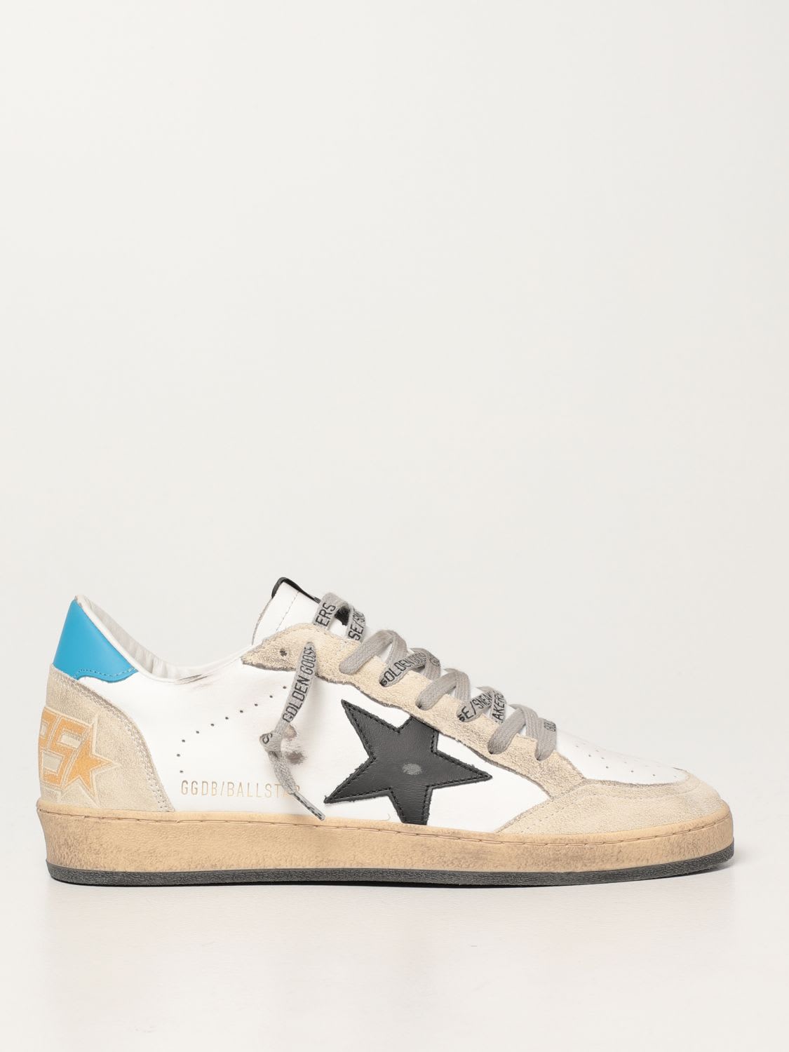 Golden Goose Sneakers Ball Star Golden Goose Sneakers In Leather And Suede