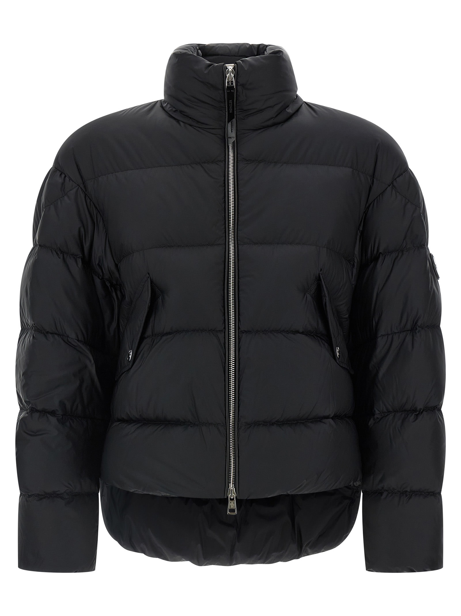 Moncler Genius Moncler X Edward Enninful Blas Short Matte Down Jacket In Black