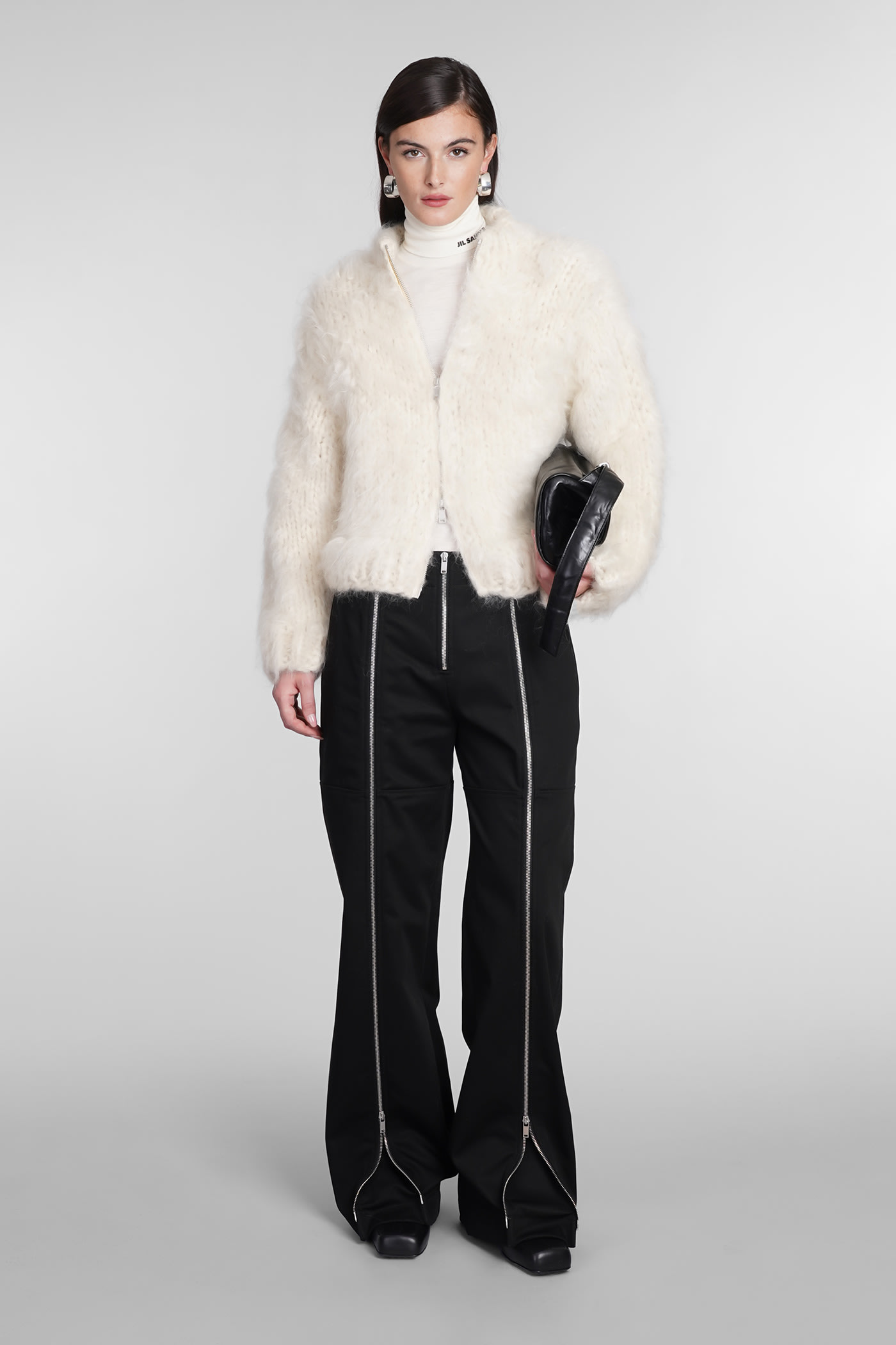 Jil Sander Knitwear In Beige Wool In 102