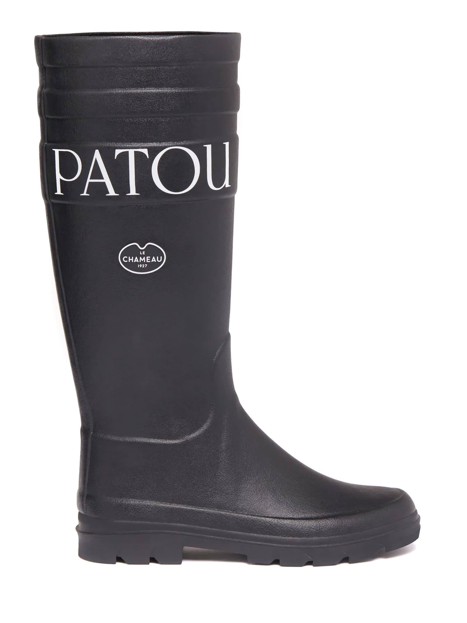 Patou Black Rubber Boots