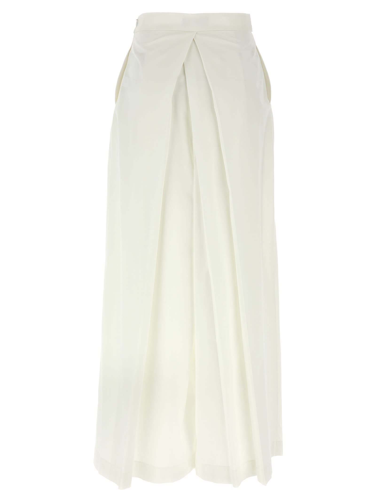 Fabiana Filippi Wide Range Of Trousers Pants In White