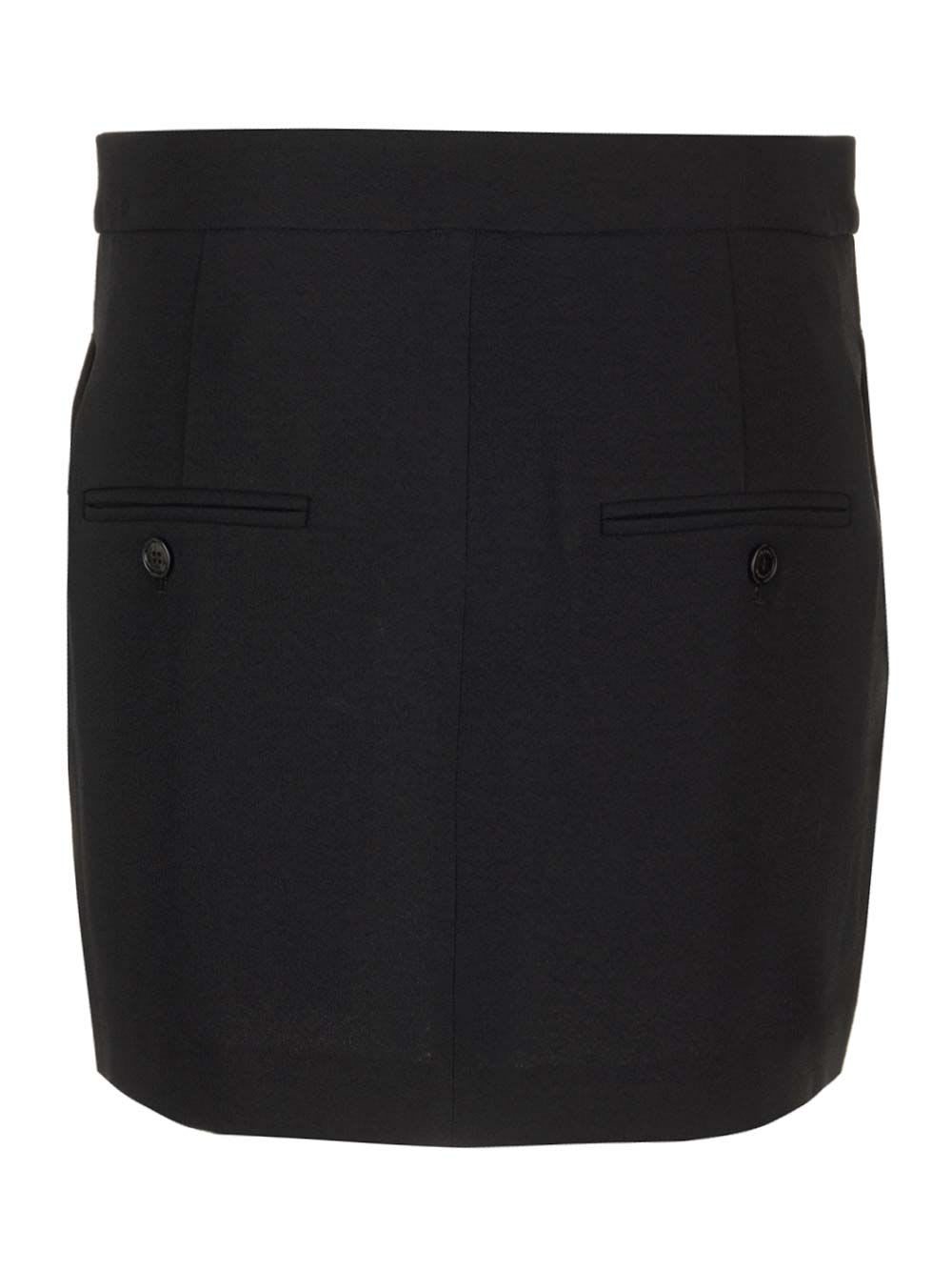 Shop Isabel Marant Licoba Mini Skirt In Black