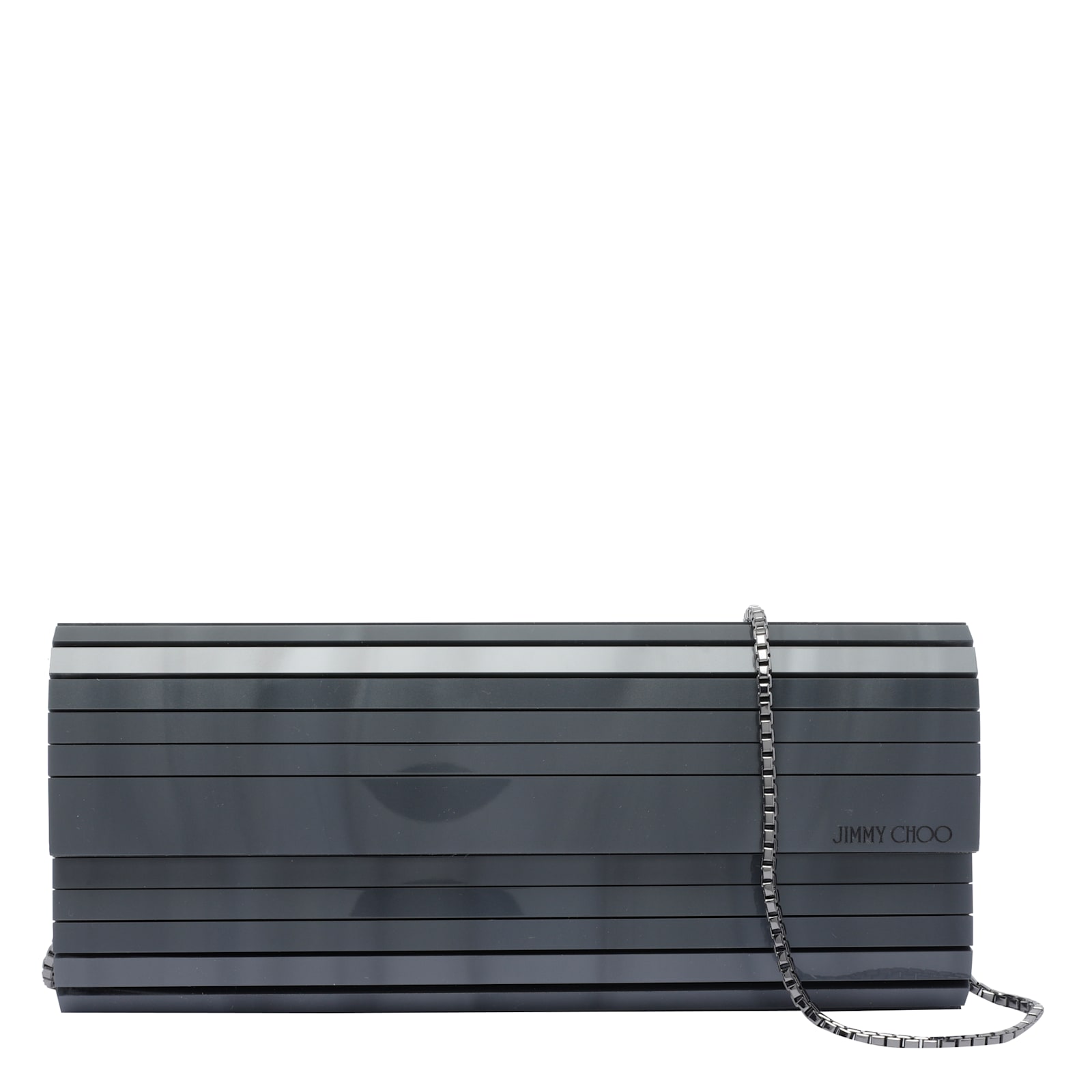 Jimmy Choo Sweetie Pochette In Gray