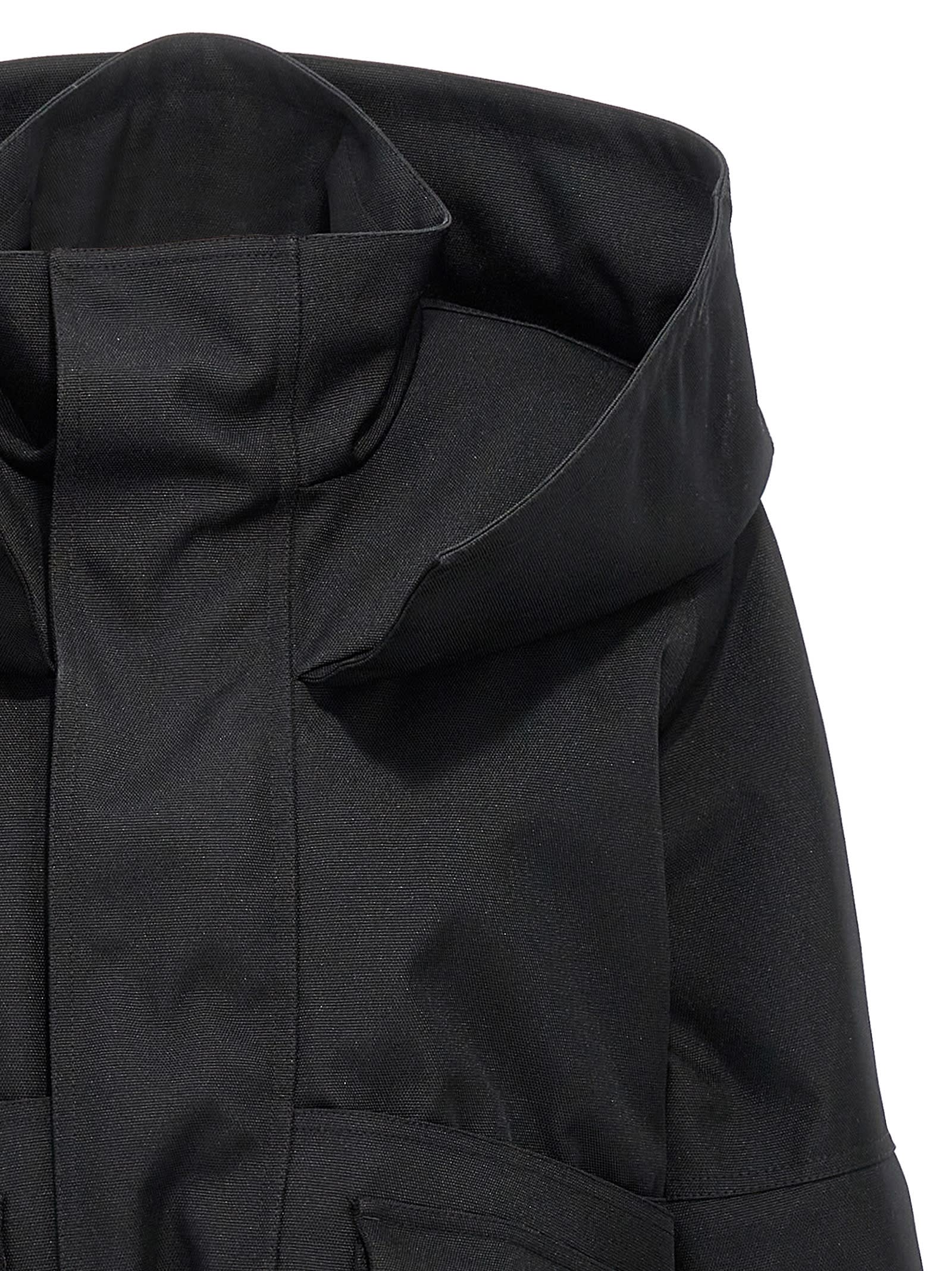 Shop Balenciaga Oversized Jacket In Black