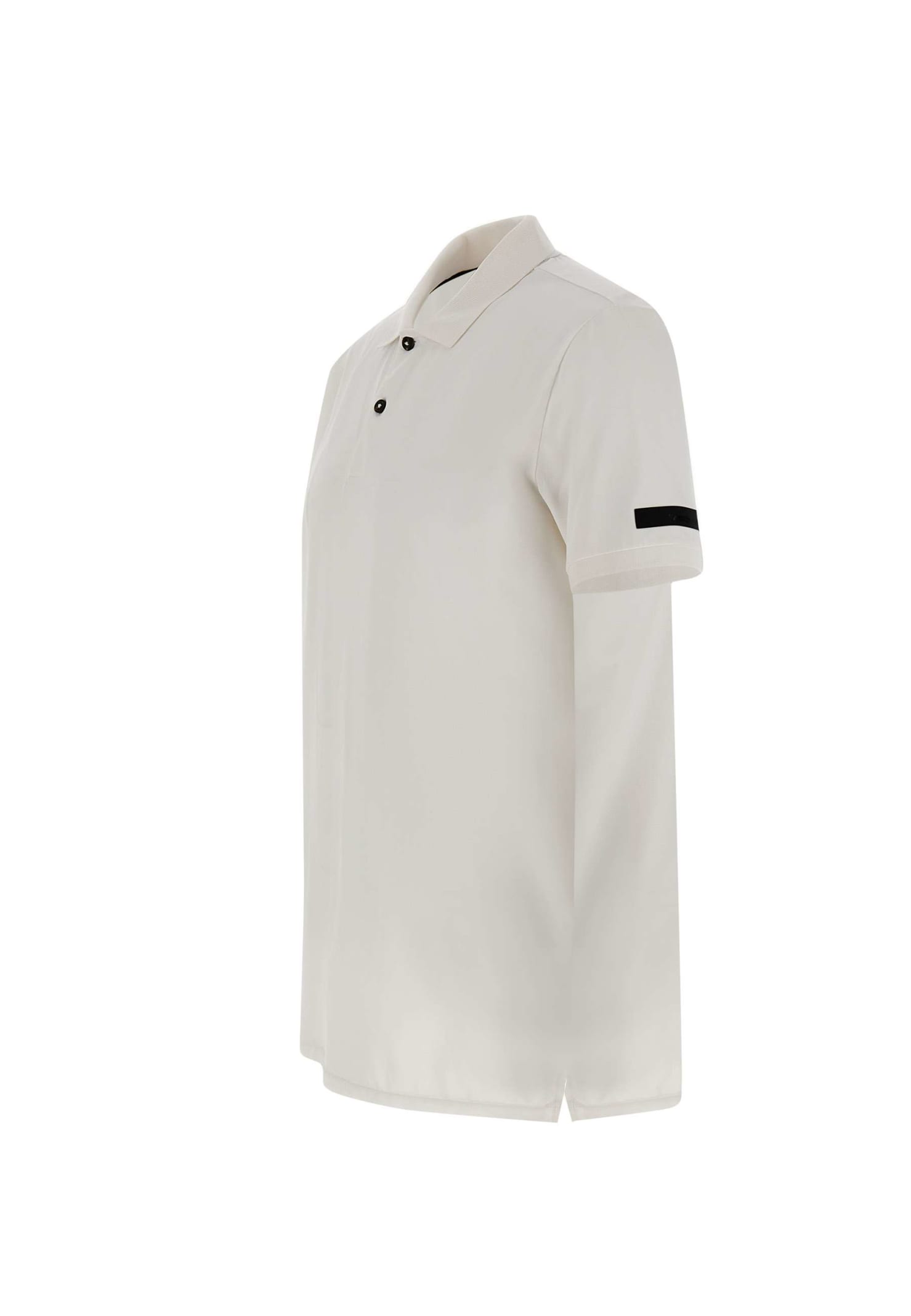 Shop Rrd - Roberto Ricci Design Gdy Oxford Cotton Polo Shirt In Bianco