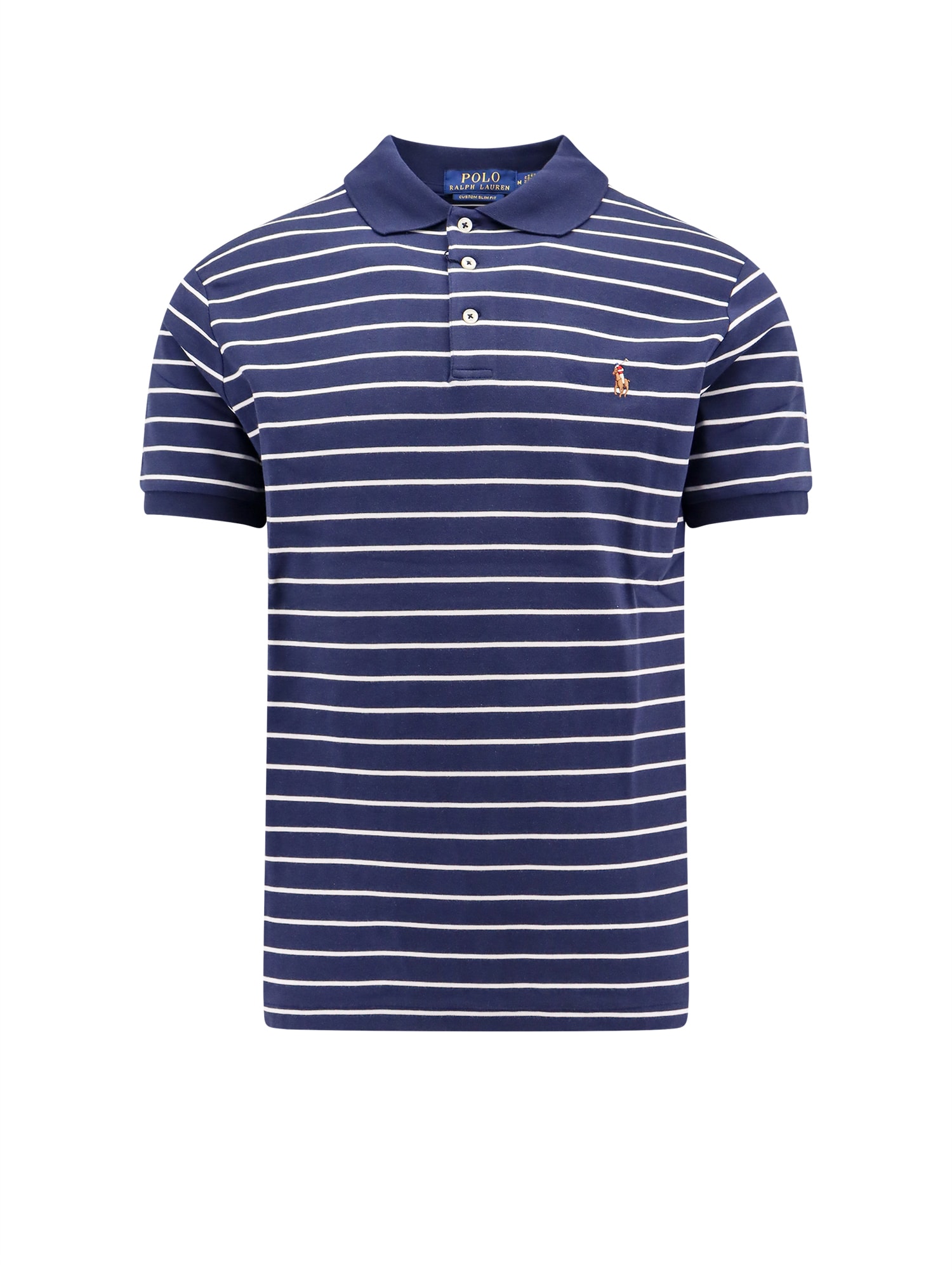Shop Polo Ralph Lauren Polo Shirt In Blu Navy