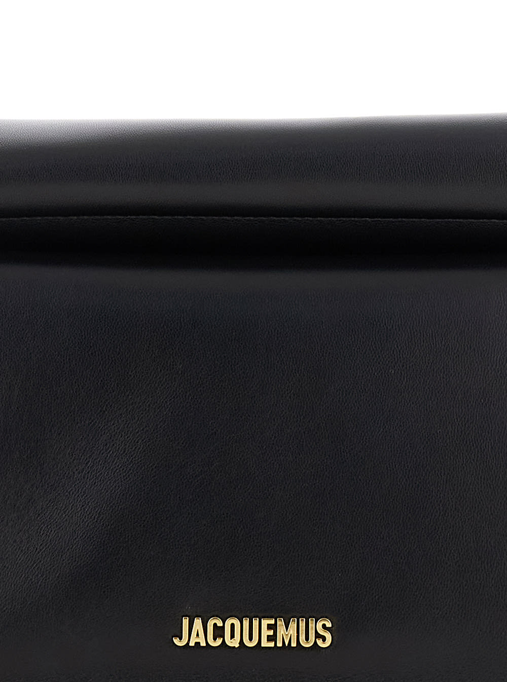 Shop Jacquemus La Pochette Rond Carre In Black