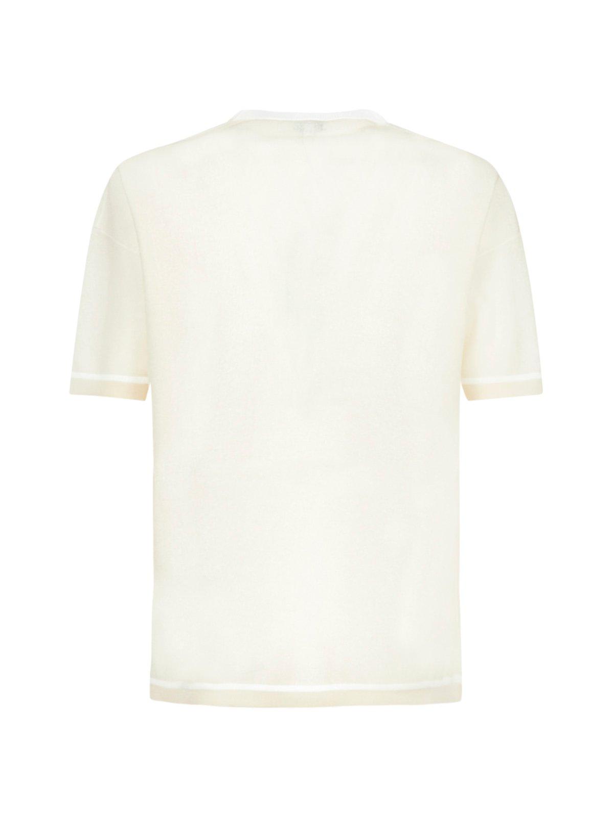 Shop Kenzo Tiger Intarsia T-shirt In White