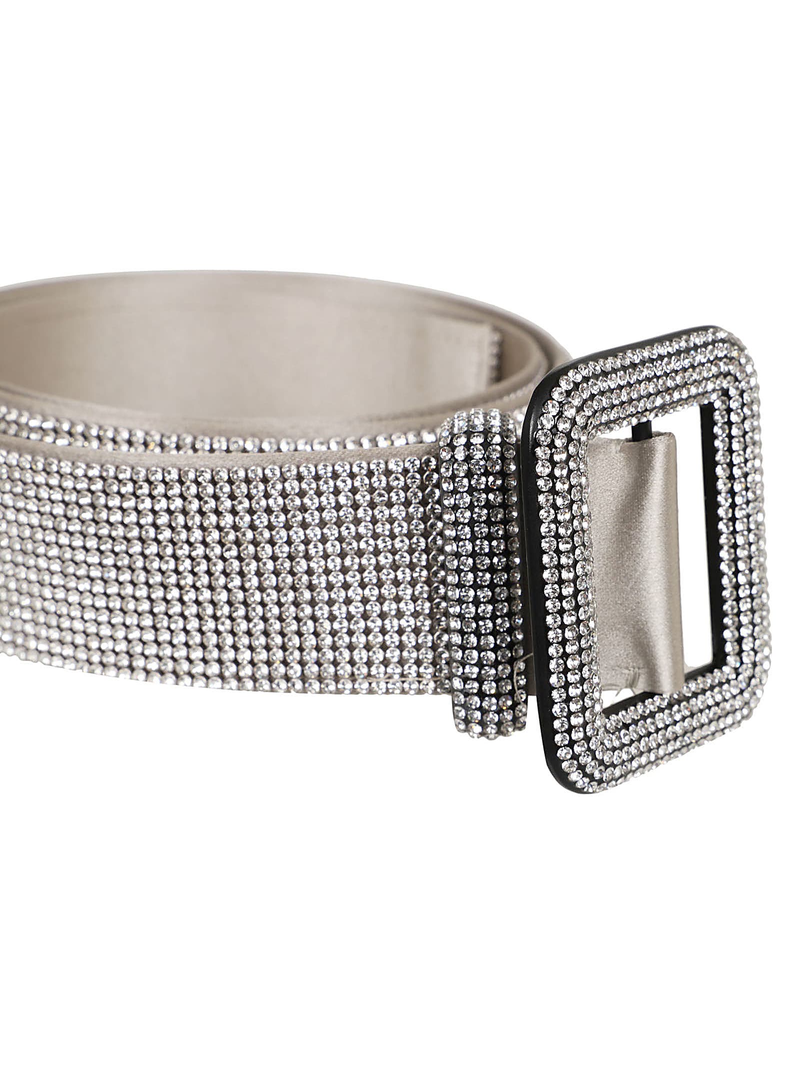 Shop Benedetta Bruzziches Venus Belt In Crystal On Silver