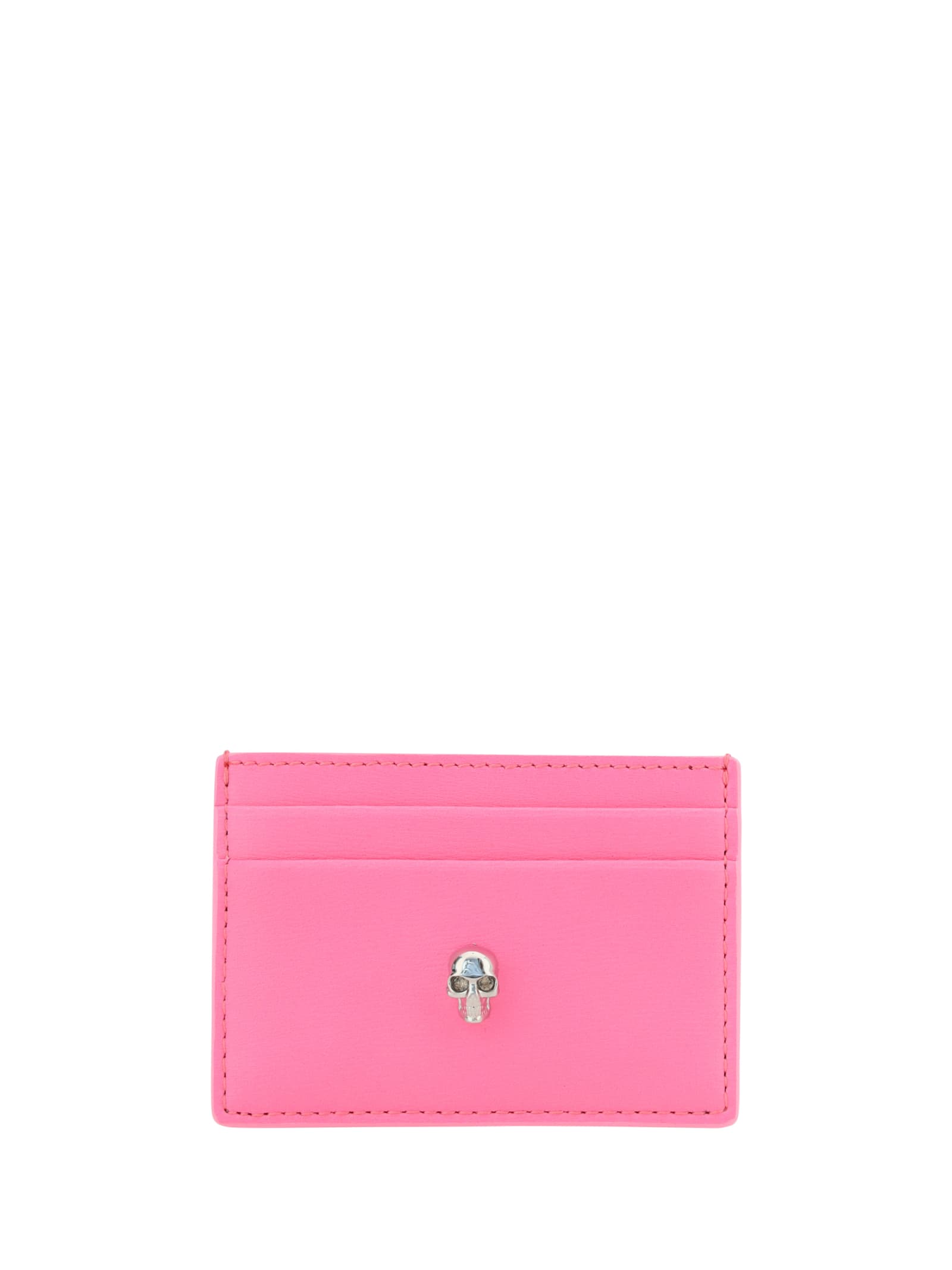 Shop Alexander Mcqueen Card Case In Pink