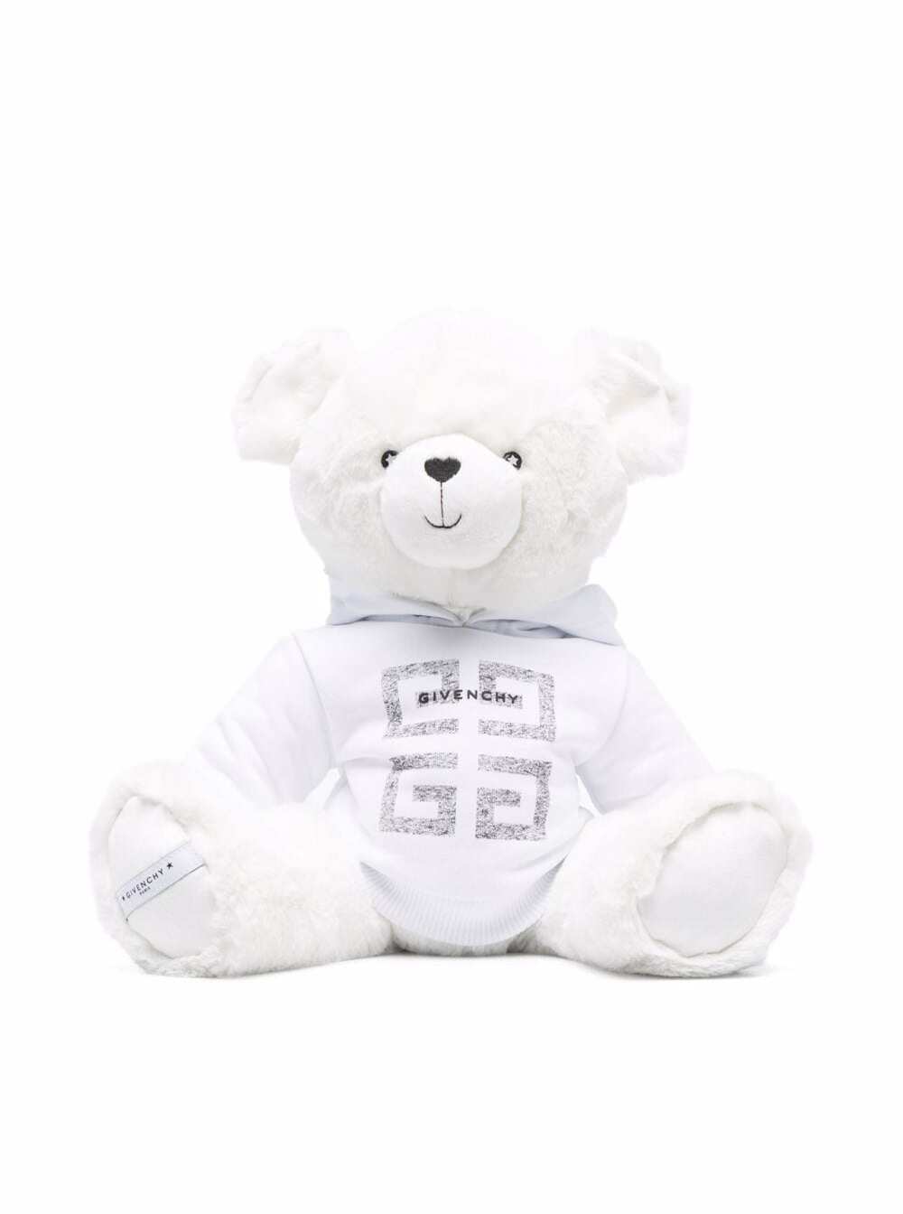 Givenchy Kids White Teddy Bear With 4g Logo Print