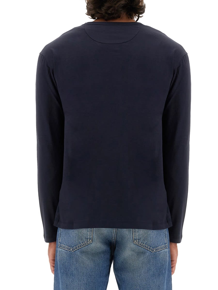 Shop Valentino T-shirt With Logo In Blue