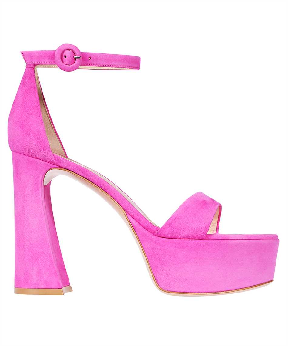 Gianvito Rossi Woman Sandals Magenta Size 8 Leather In Pink