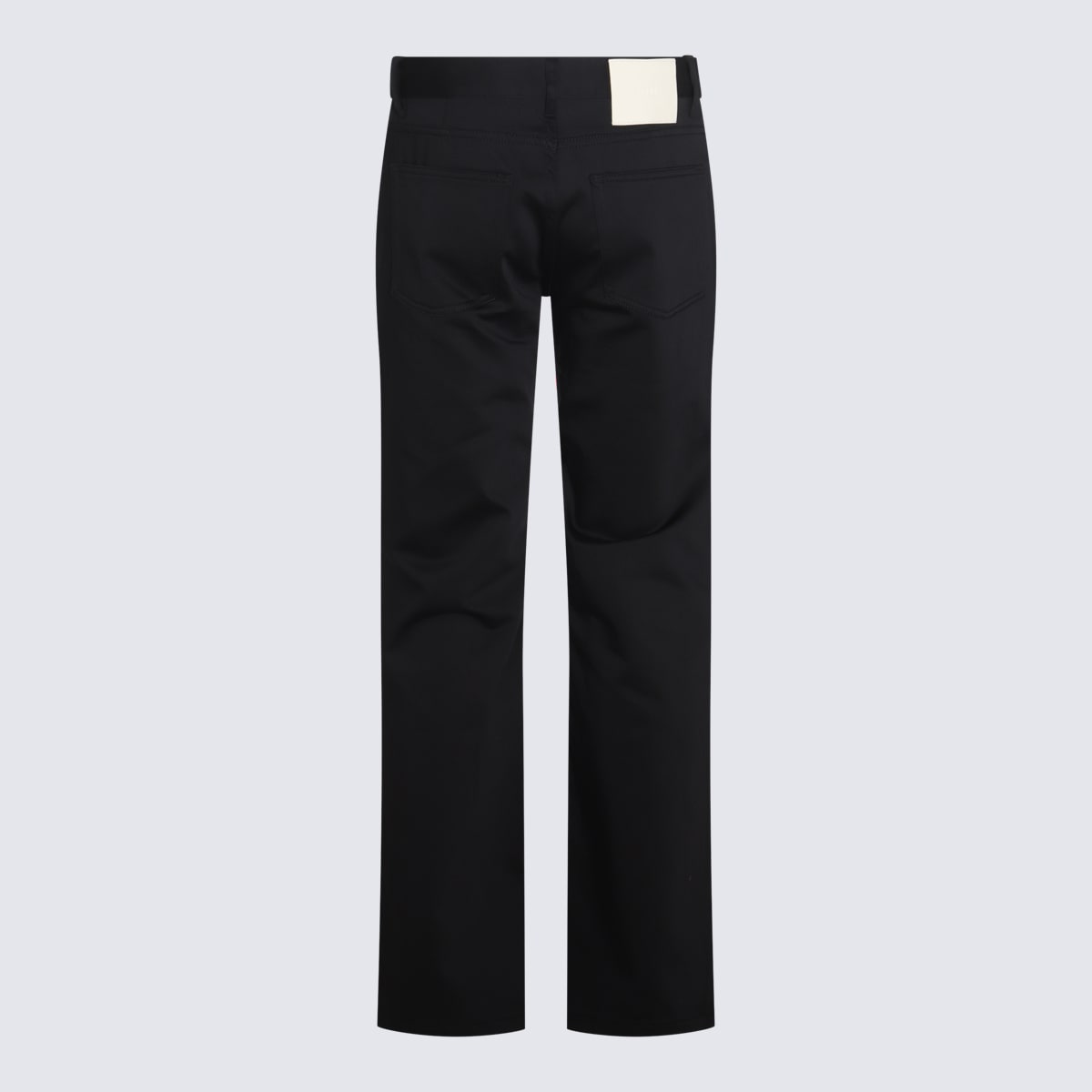 Shop Ami Alexandre Mattiussi Black Denim Cotton Jeans