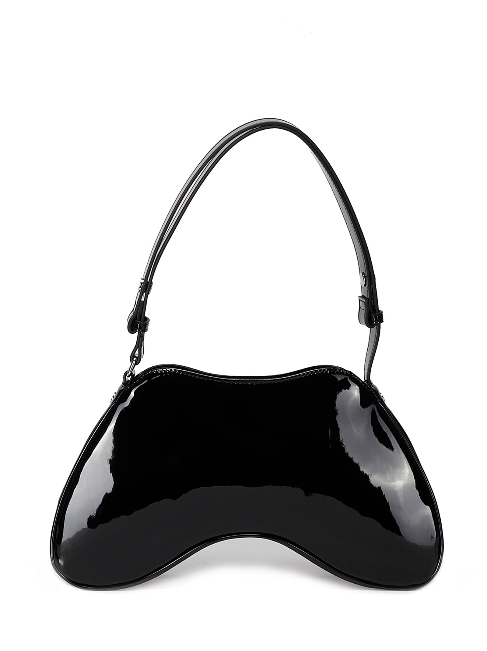 Diesel Play Synthetic Shoulder Bag In Black