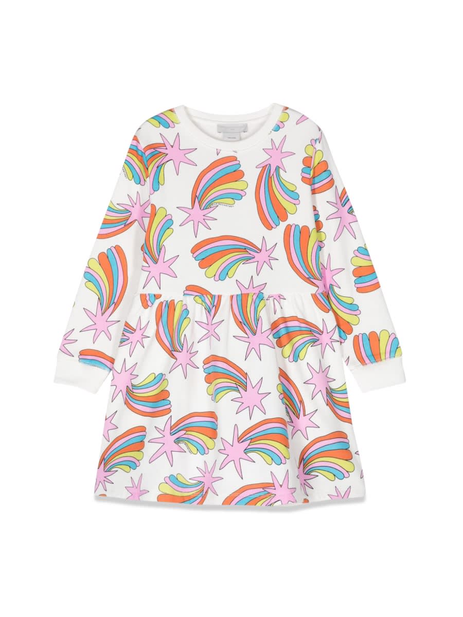 Stella Mccartney Shooting Stars-print Dress In Multicolour