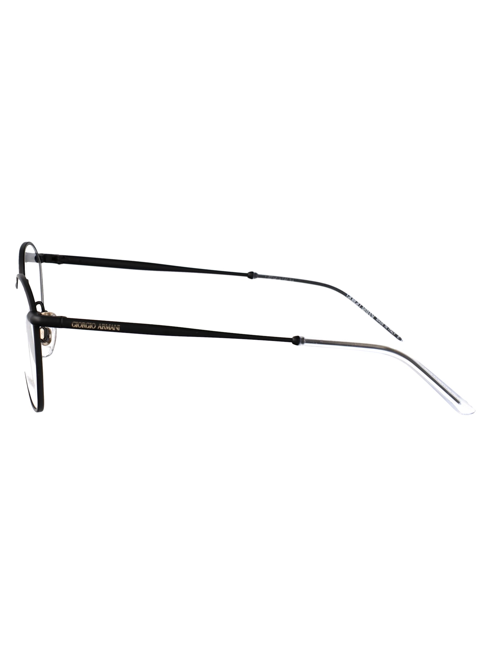 Giorgio Armani Nero Opaco Steel Glasses