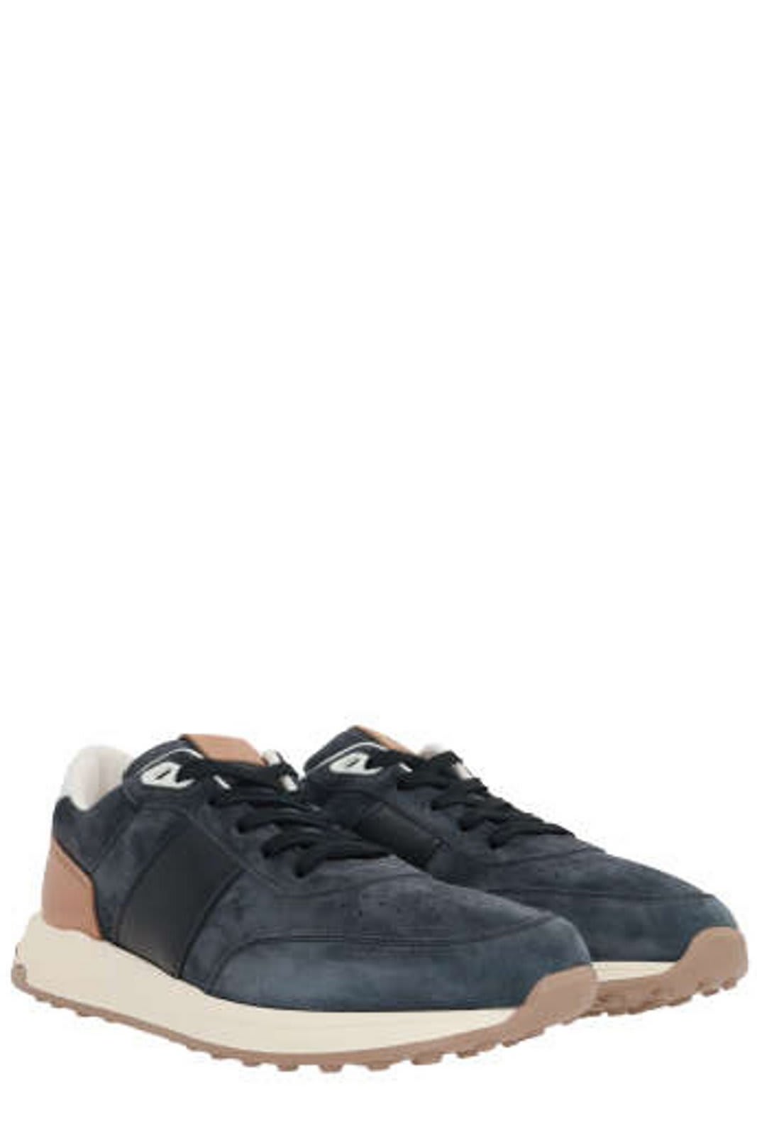 Tod's Sneakers Blue And Green In Black