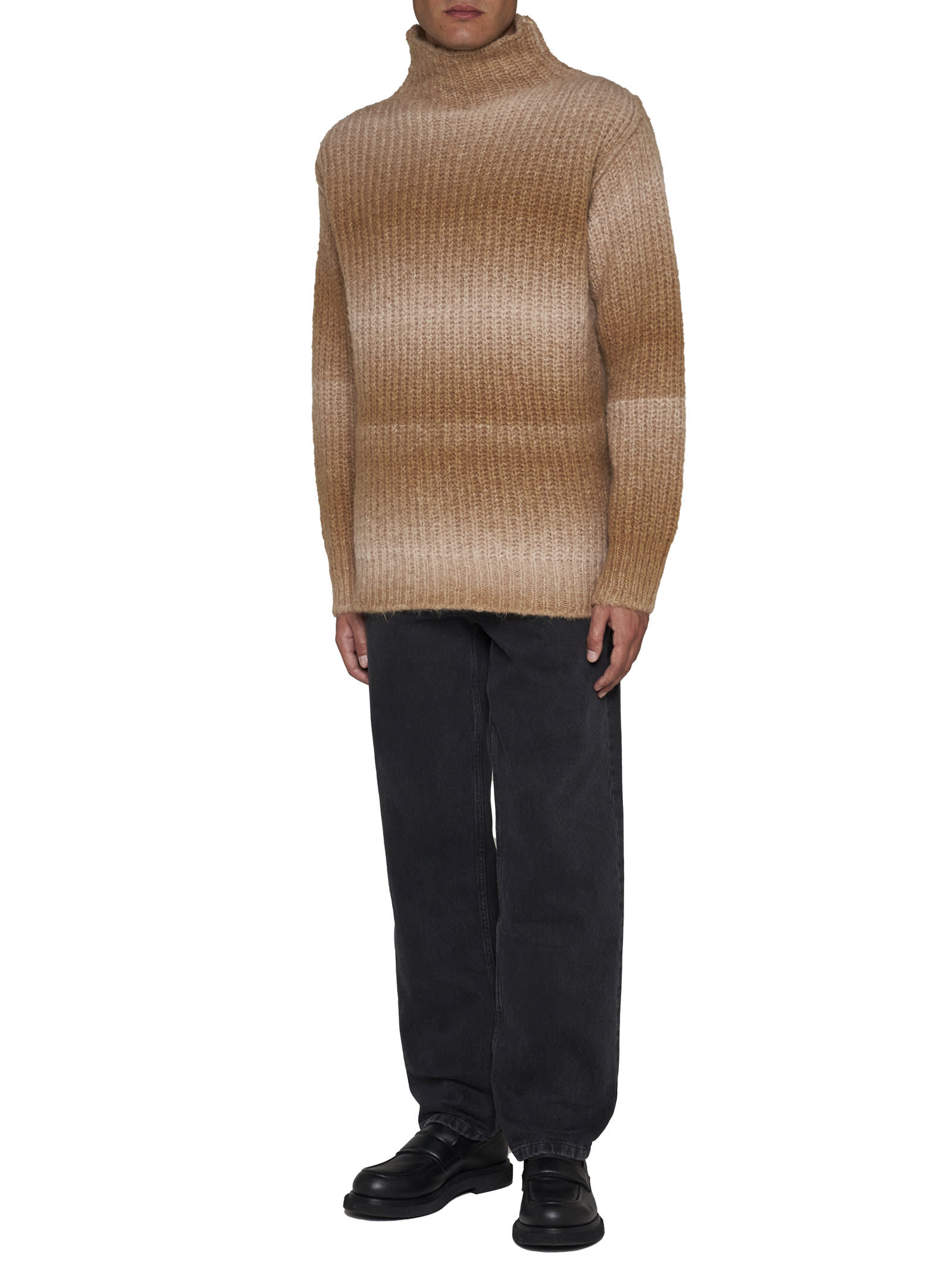 Shop Roberto Collina Sweater In Camel