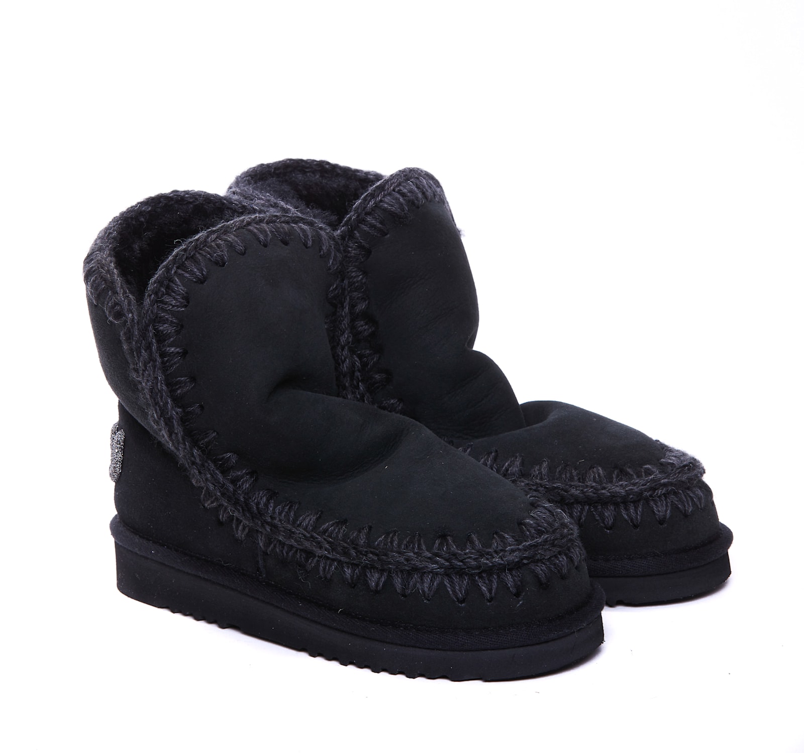 Shop Mou Eskimo 18 Booties In Black