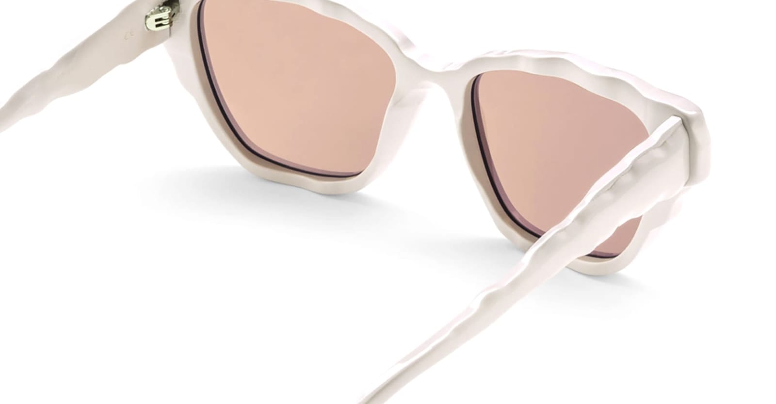 Junk Plastic Rehab Jargon - Ghost Sunglasses In Pink