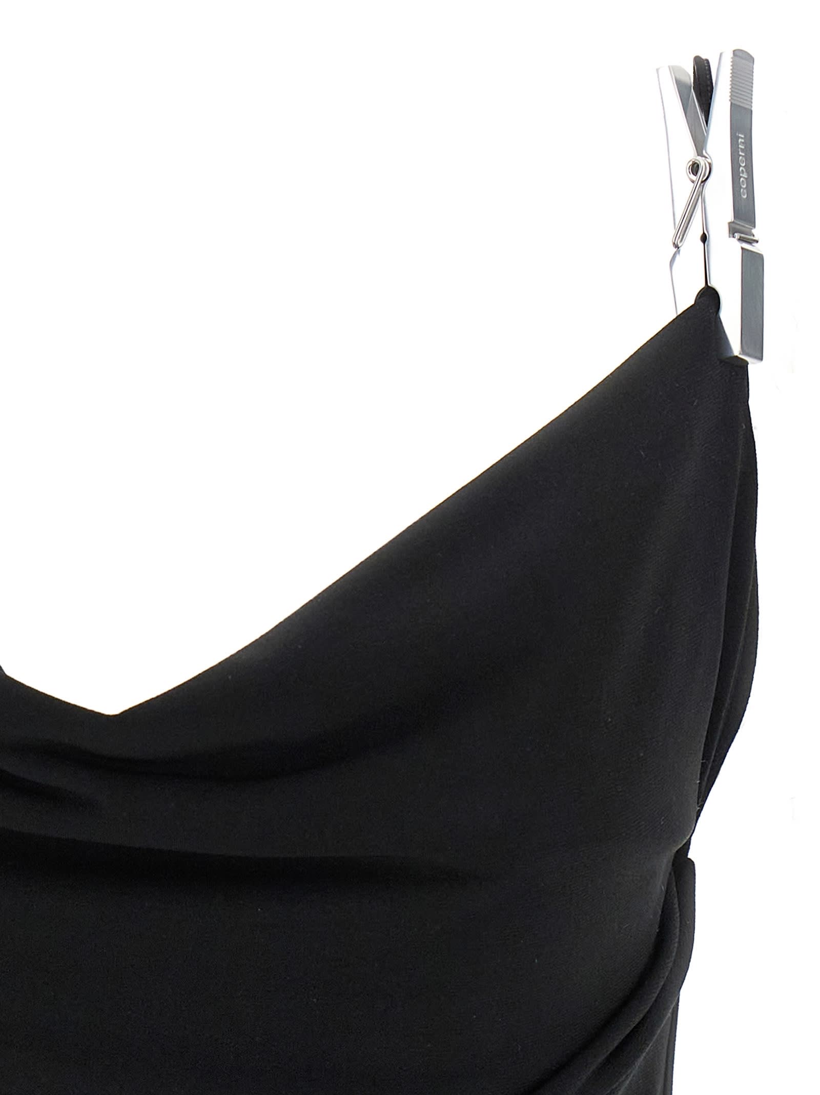 COPERNI DRAPED WASHING CLIP GALA TOP