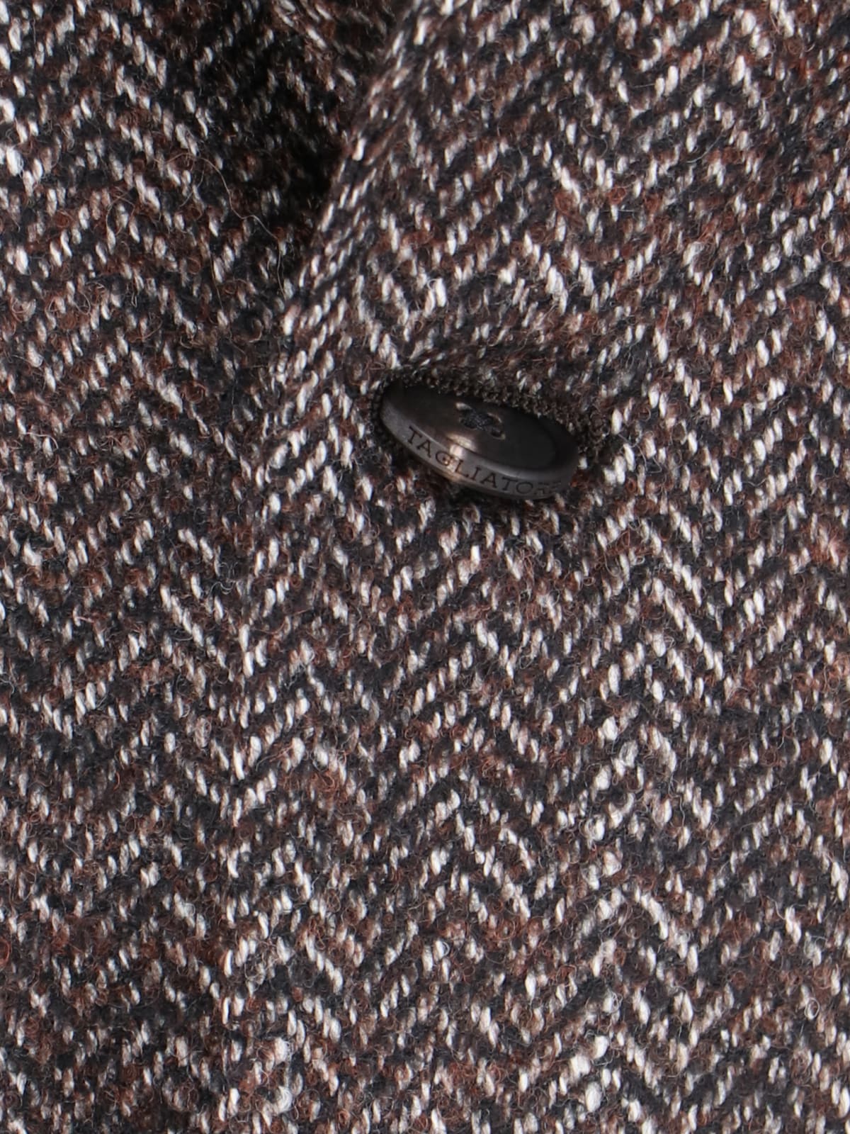 Shop Tagliatore Single-breasted Blazer In Brown