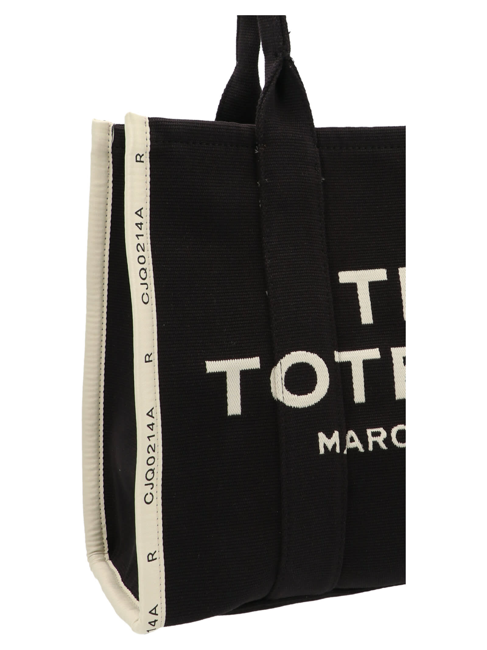 Shop Marc Jacobs Traveler Tote Shopping Bag In White/black