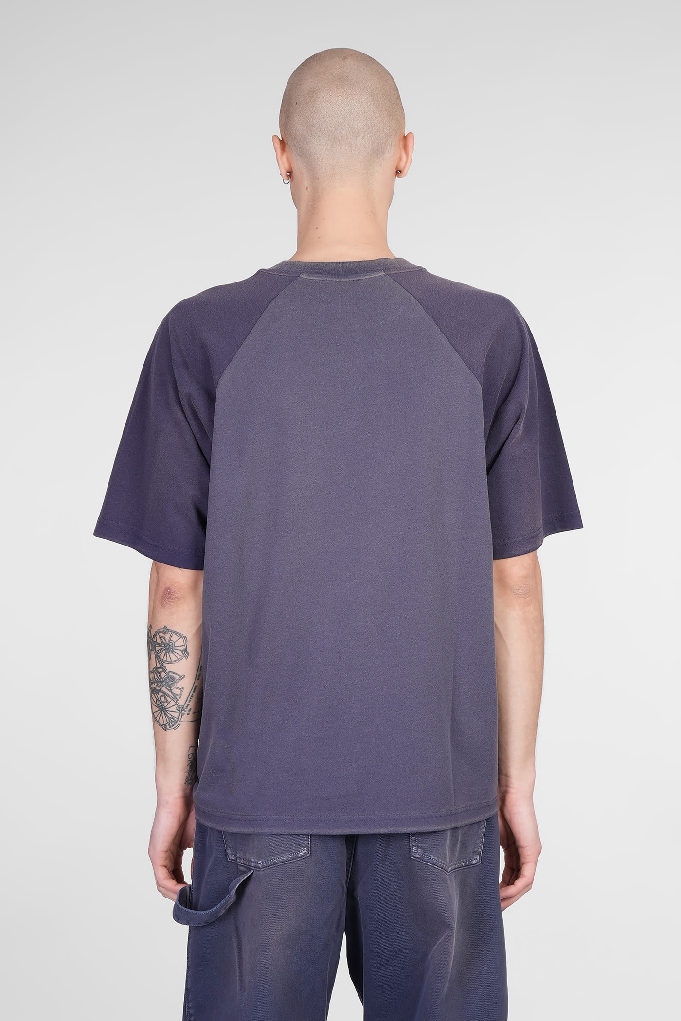 Jw Anderson Cotton T-shirt With Washed Effect
