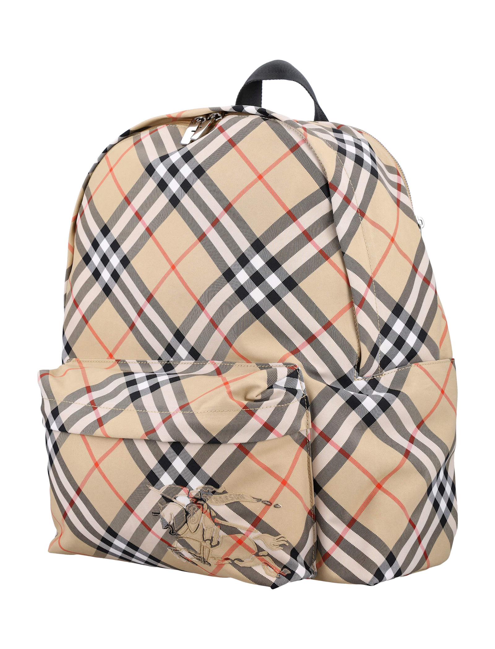 Shop Burberry ml Essential Backpack In Sand