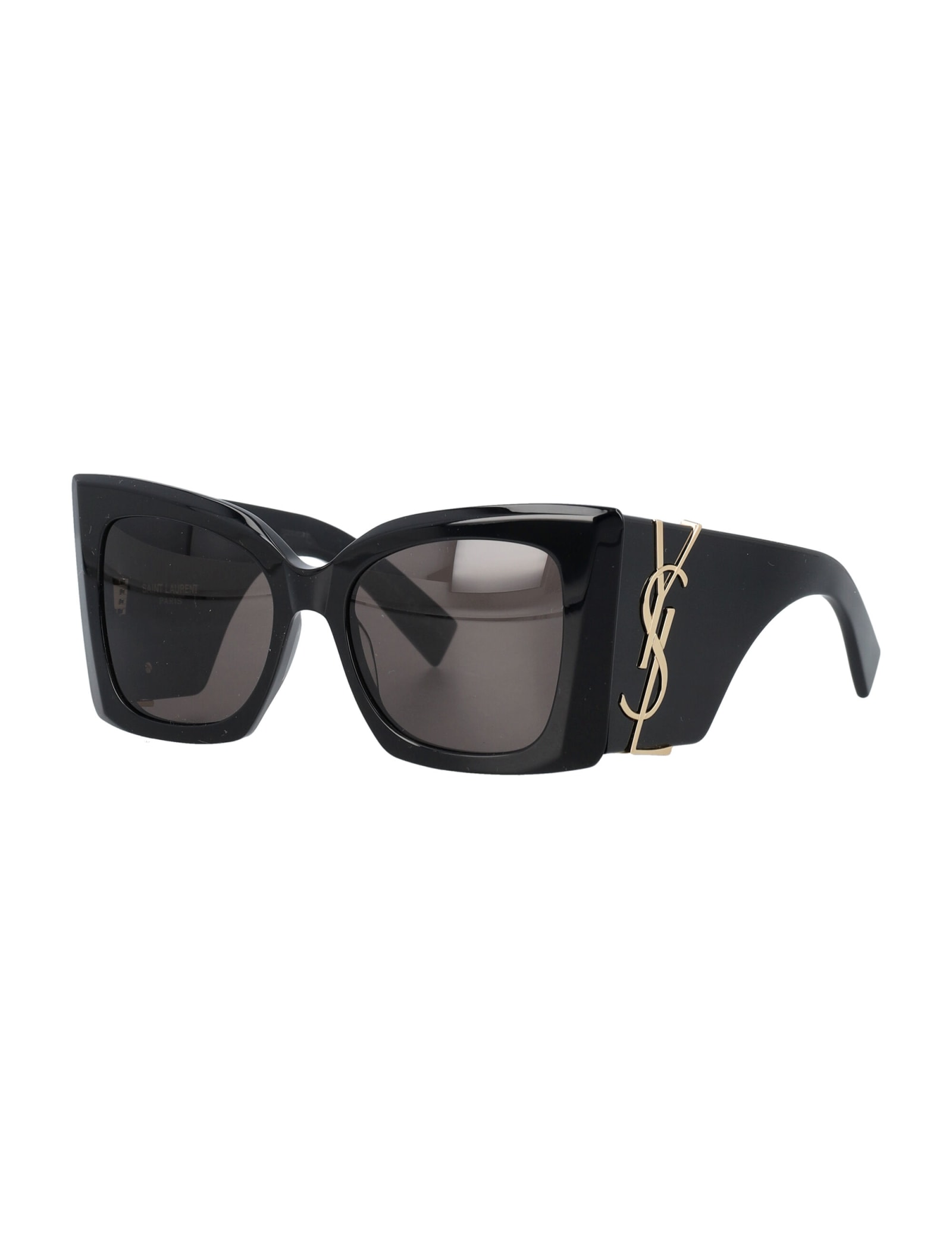 Saint Laurent Ysl Sl M119 Blaze Sunglasses In Black