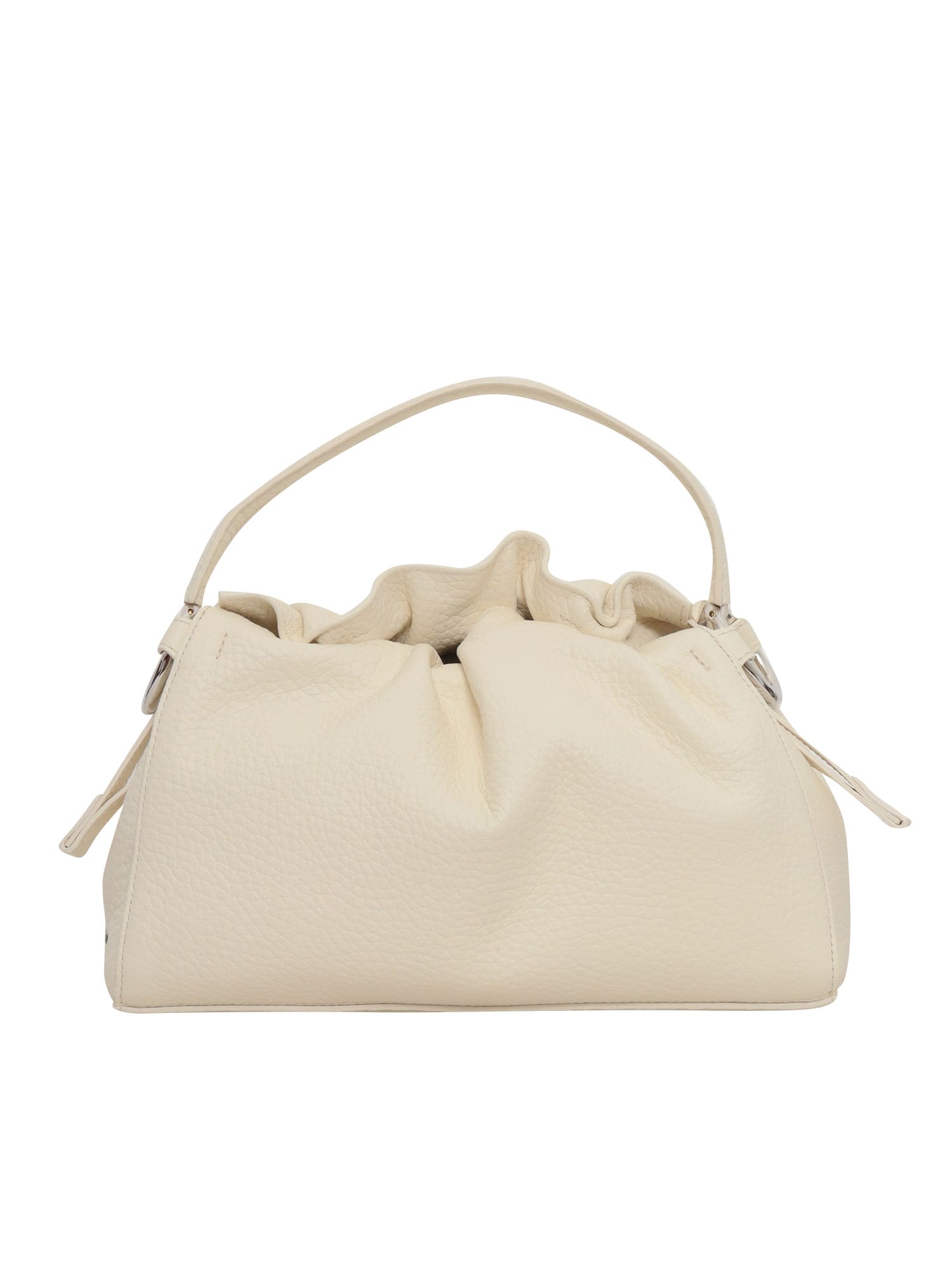 Shop Orciani Cream Handbag In White