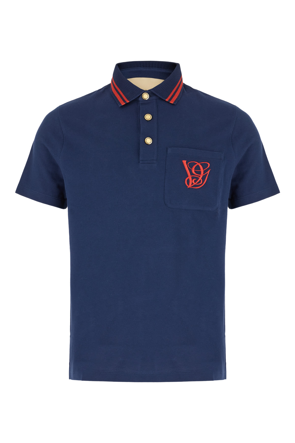 Navy Blue Piquet Polo Shirt