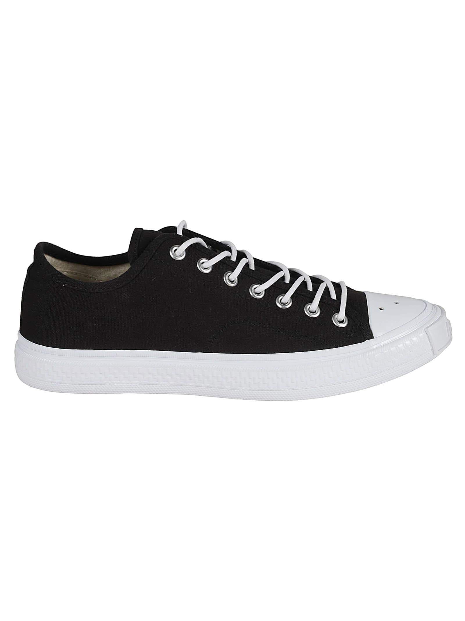 Shop Acne Studios Ballowtag Sneakers In Black/off-white