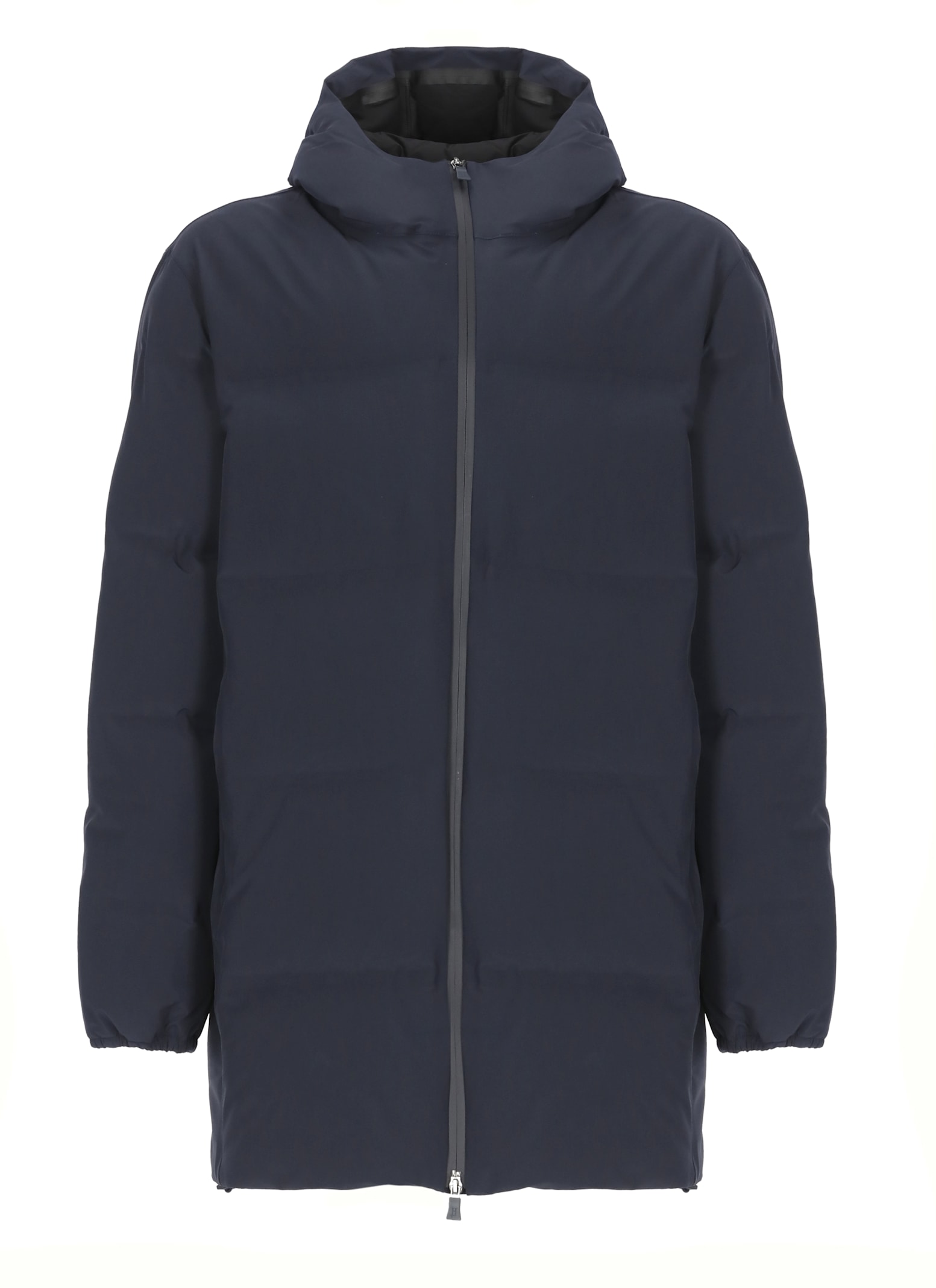 Herno Quilted Down Jacket In Blue