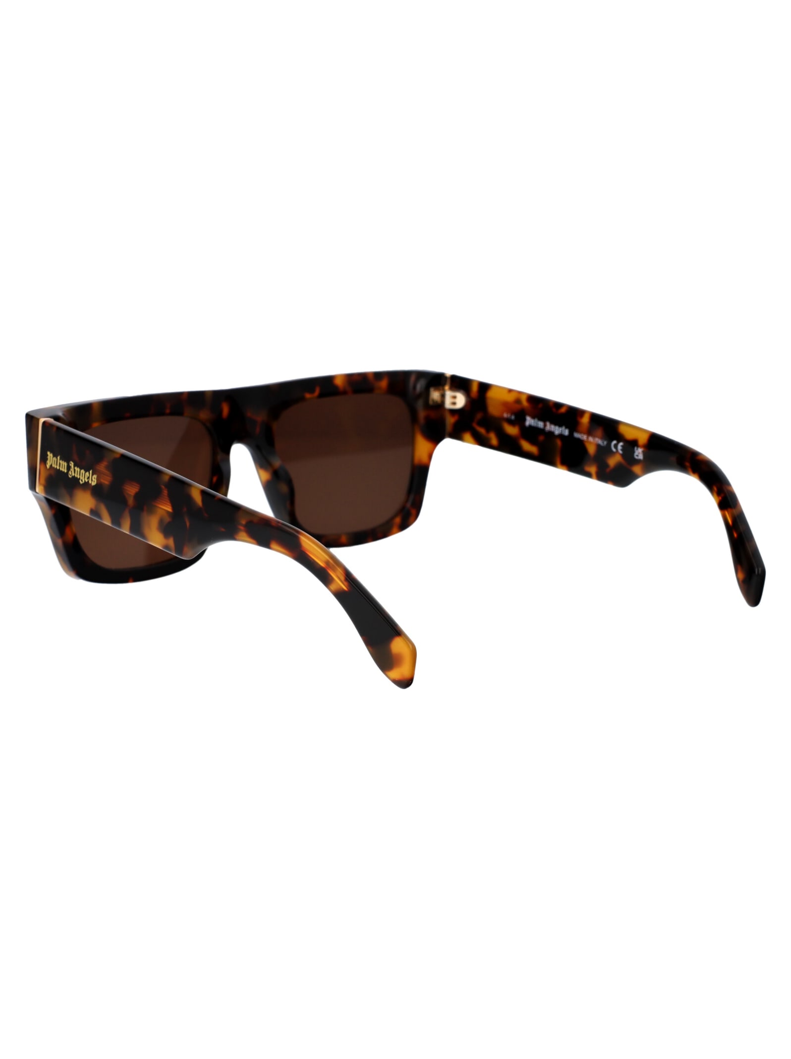 Shop Palm Angels Pixley Sunglasses In 6064 Havana