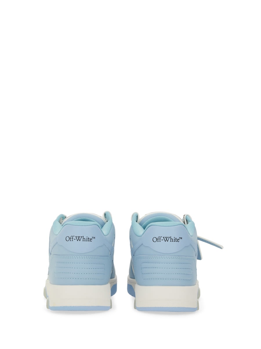 Off-white Out Of Office Leather Sneakers In Blue