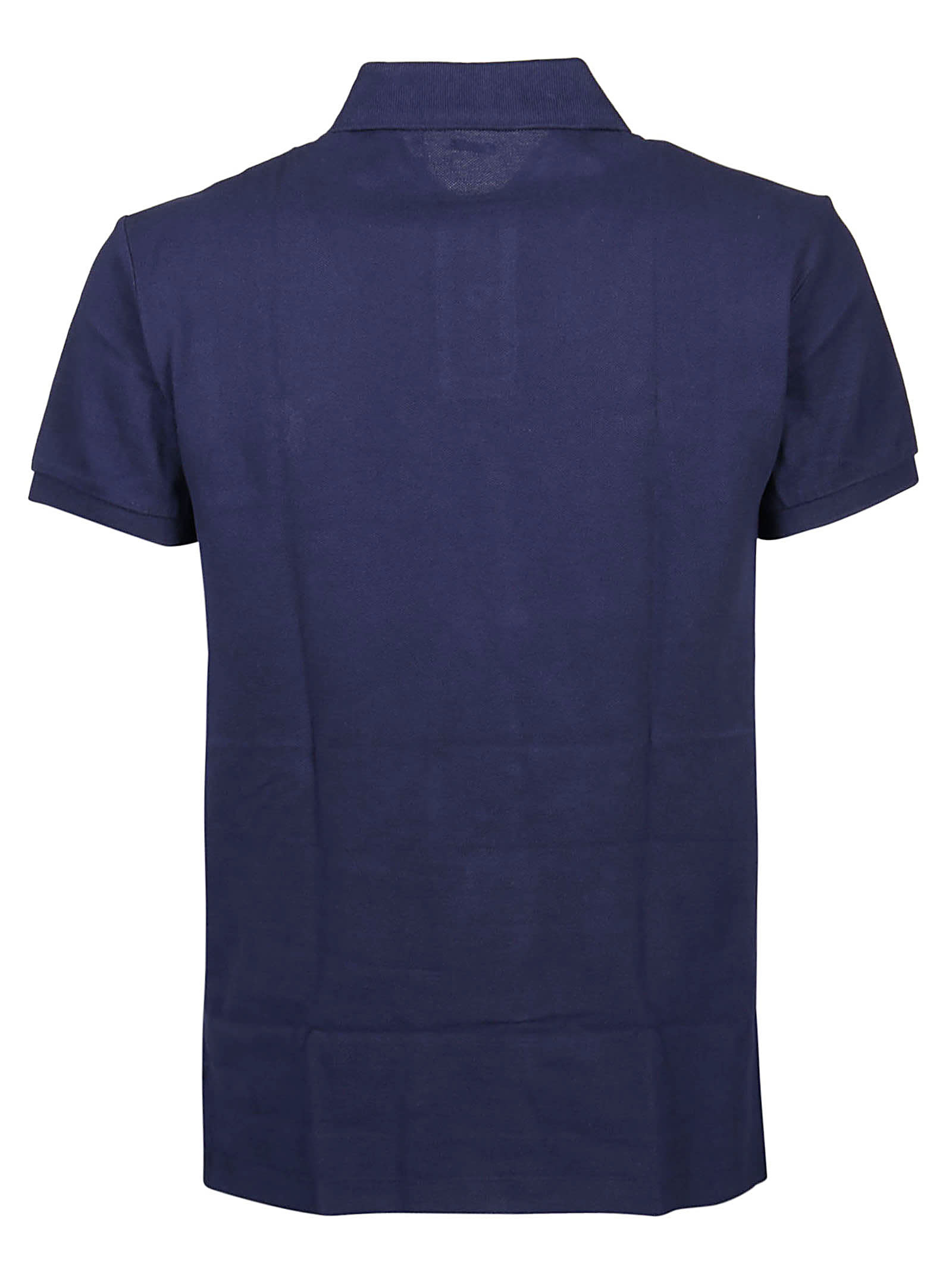 Shop Polo Ralph Lauren Short Sleeve Polo Shirt In Newport Navy