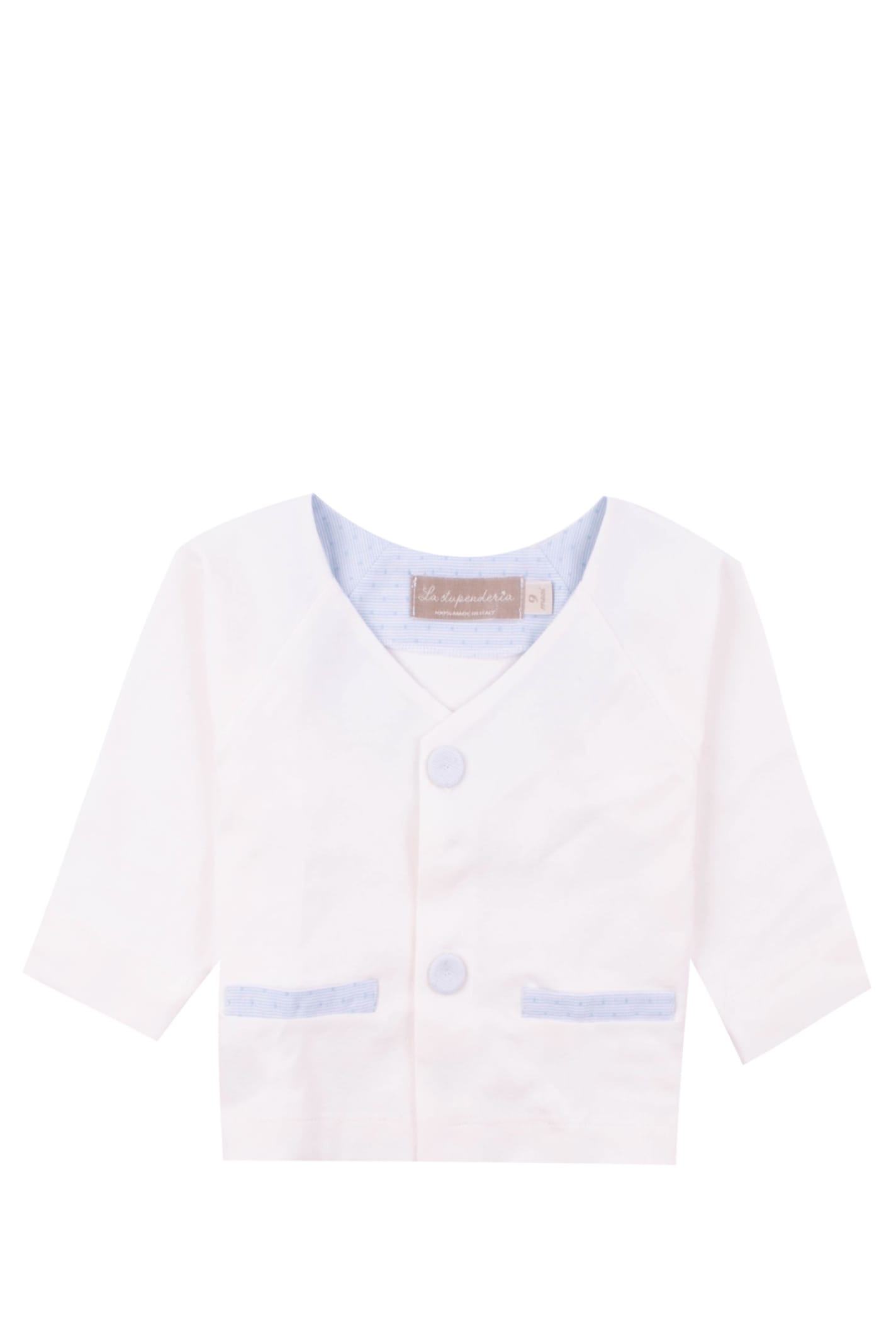 La Stupenderia Babies' Cotton Jacket In White