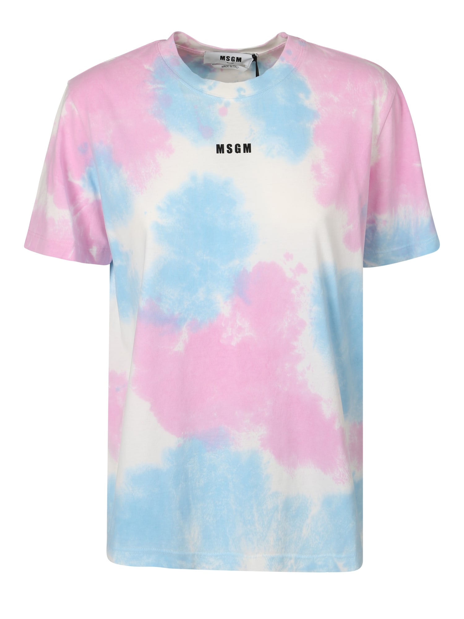 MSGM Tie Dye-print T-shirt