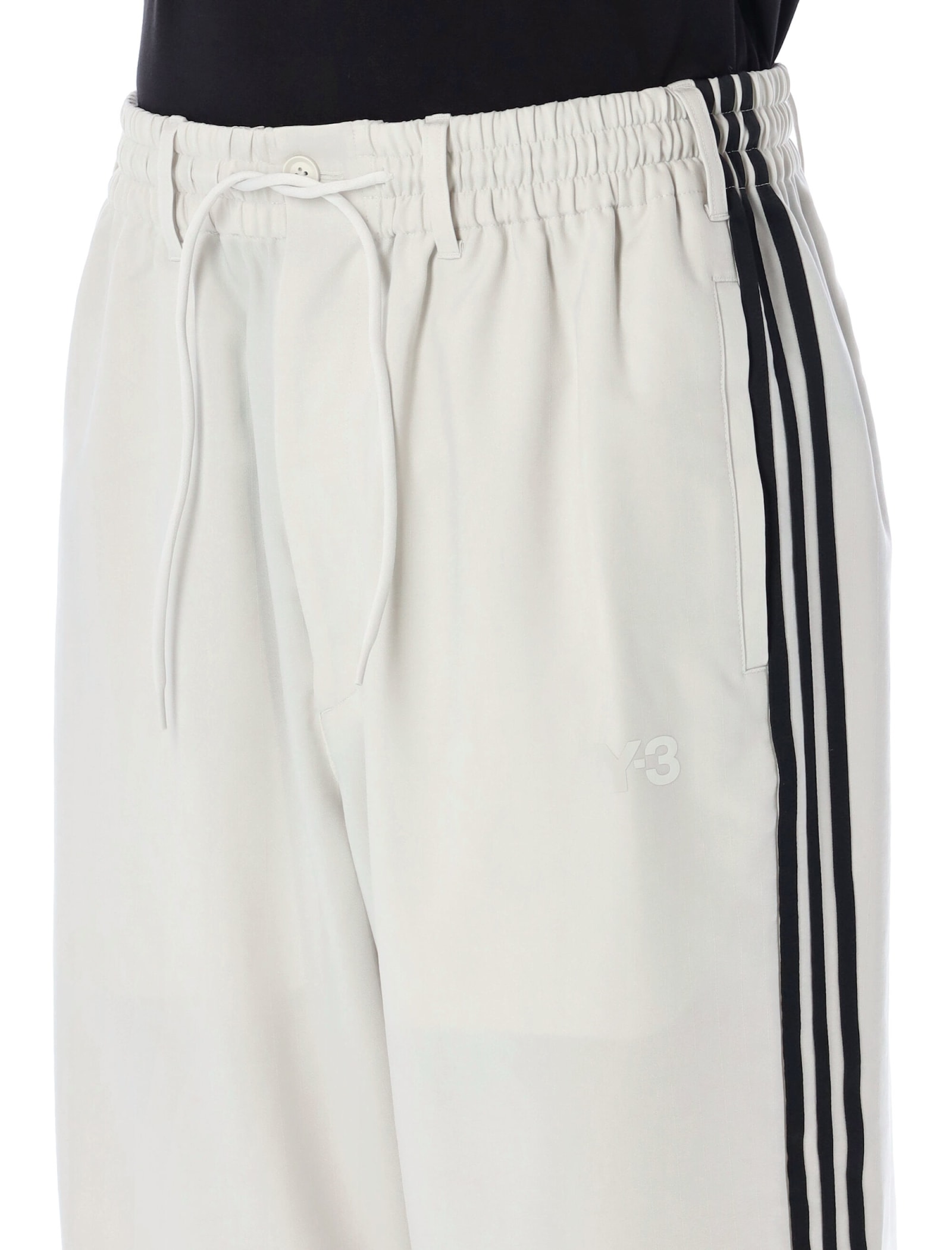 Shop Y-3 3 Stripes Track Pant Pants In Grey