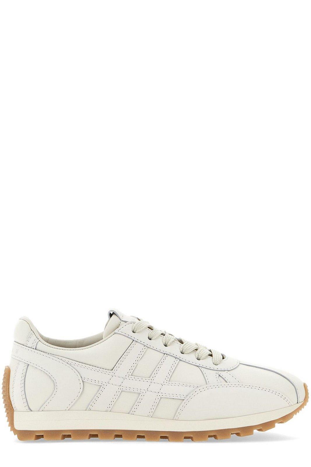 Panelled Lace-up Sneakers