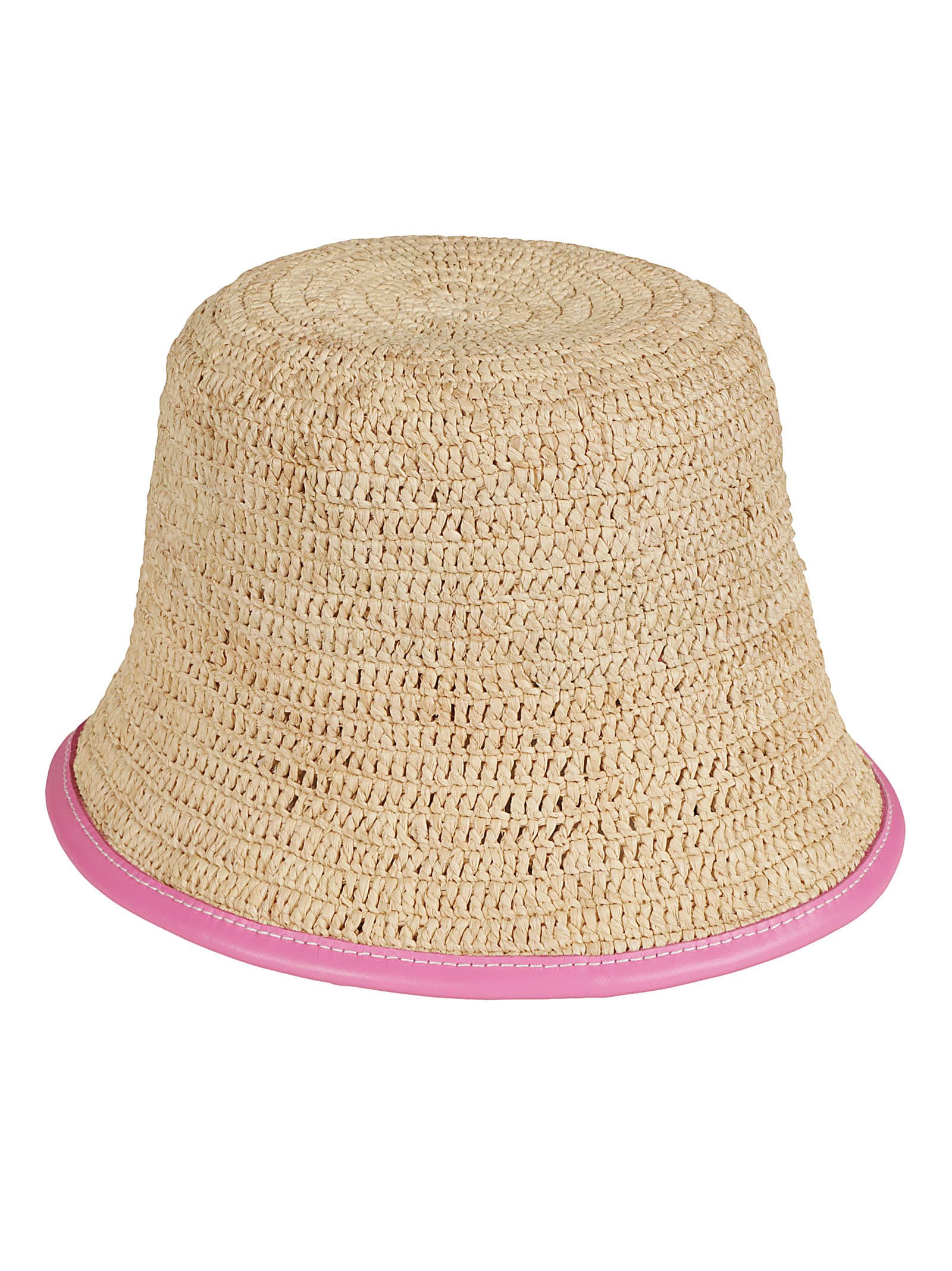 Jacquemus Le Bob Soli Bucket Hat In Neon Pink