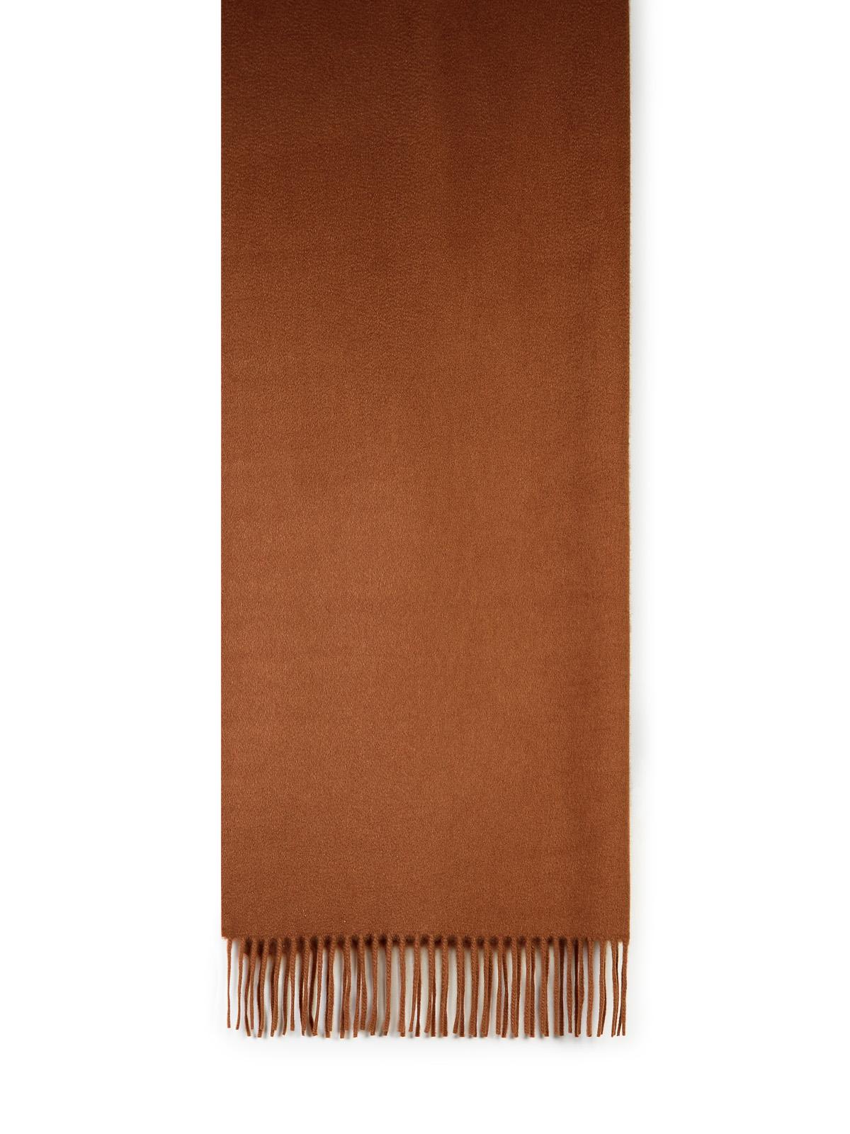 MAX MARA BACI LIGHT BROWN CHASMERE SCARF 