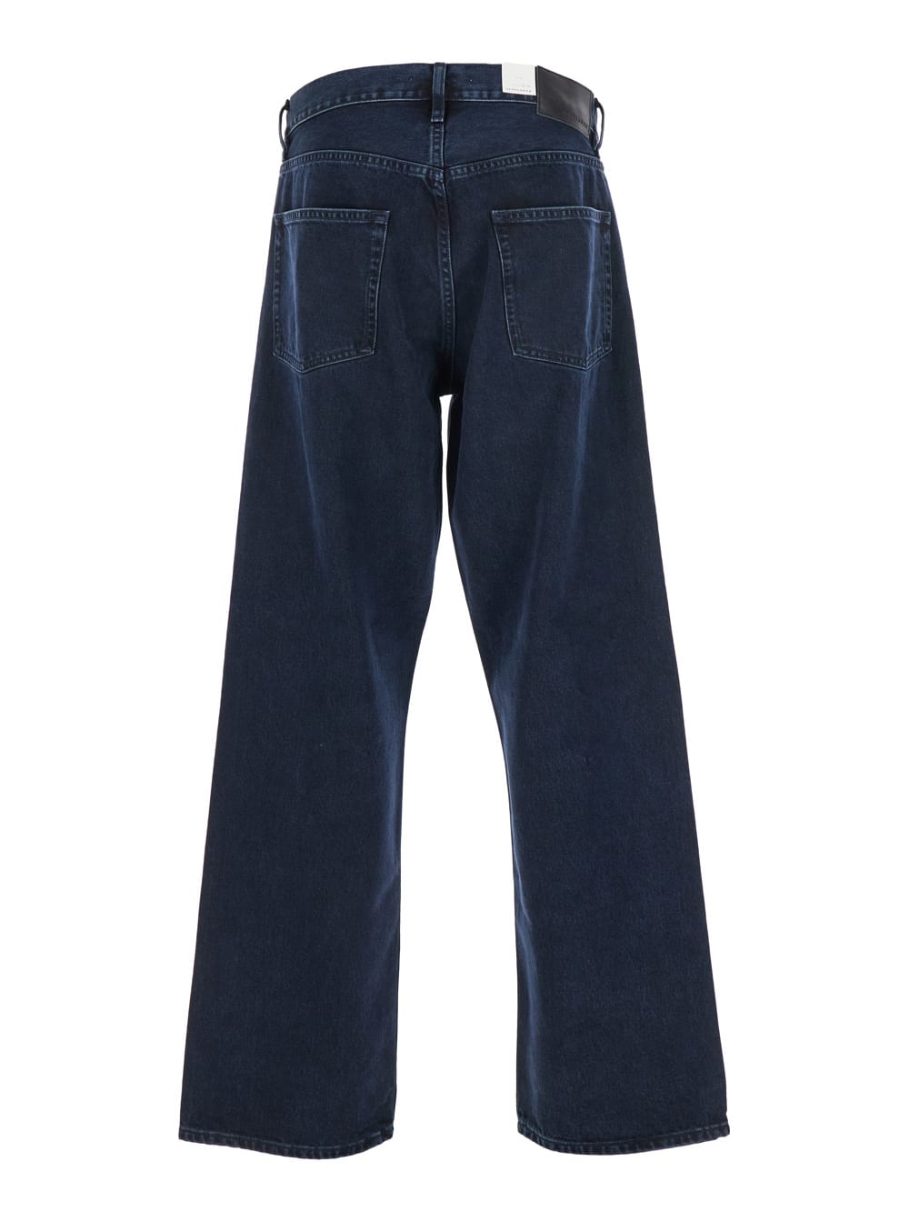 Sunflower Blue Jeans With Belt Loops And Logo Patch On The Rear In Denim Man In Blue