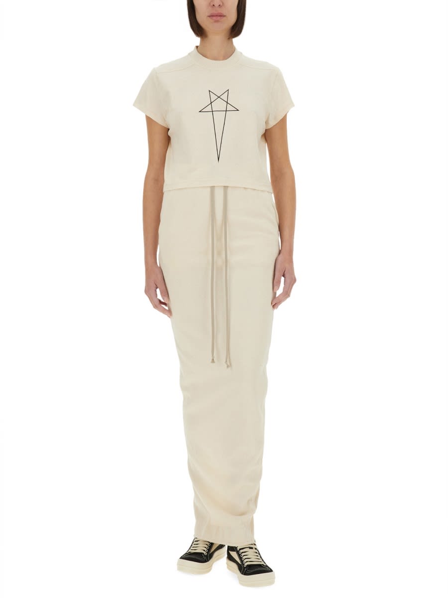 DRKSHDW SMALL LEVEL T CROPPED T-SHIRT
