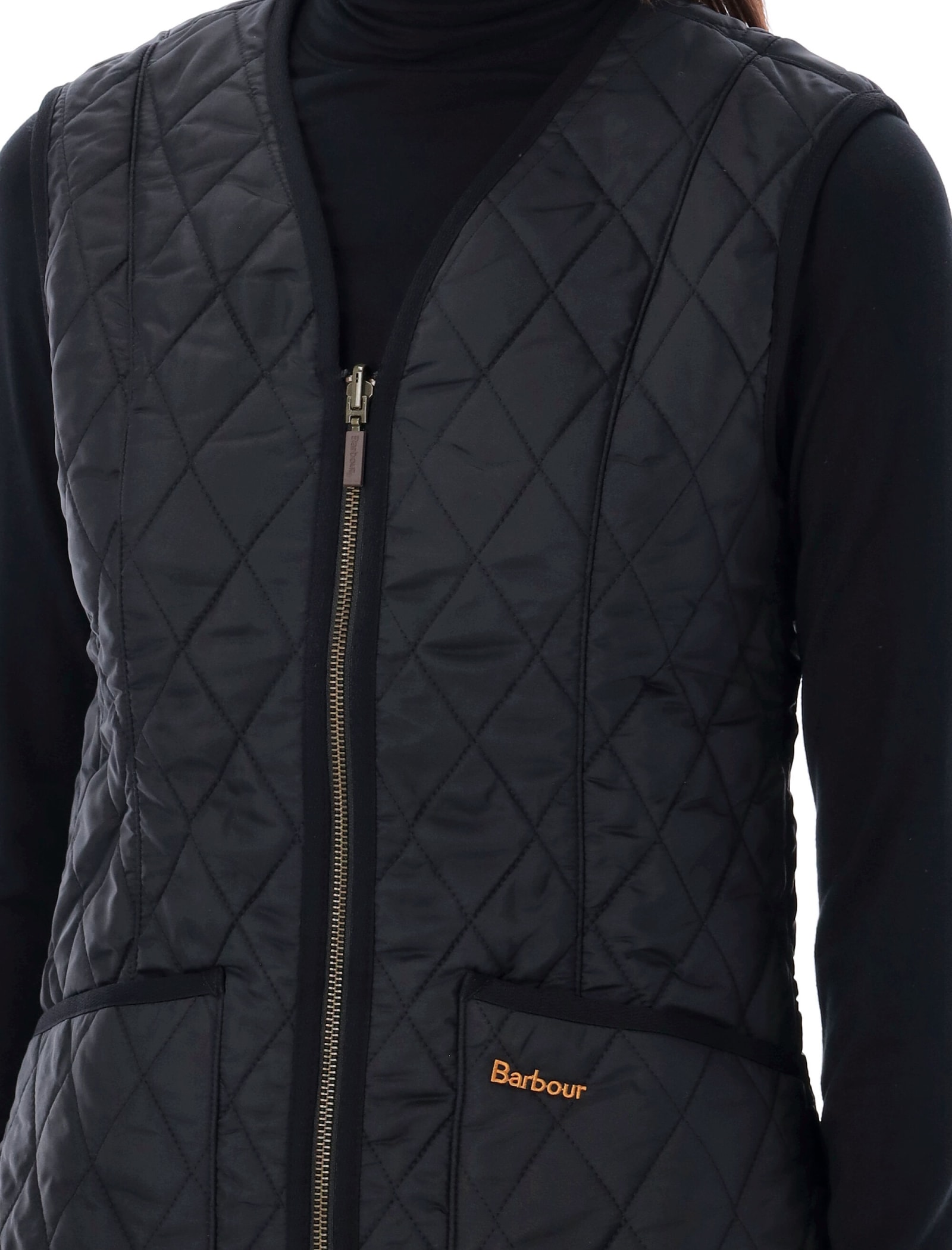 Barbour Fleece Betty Liner In Black