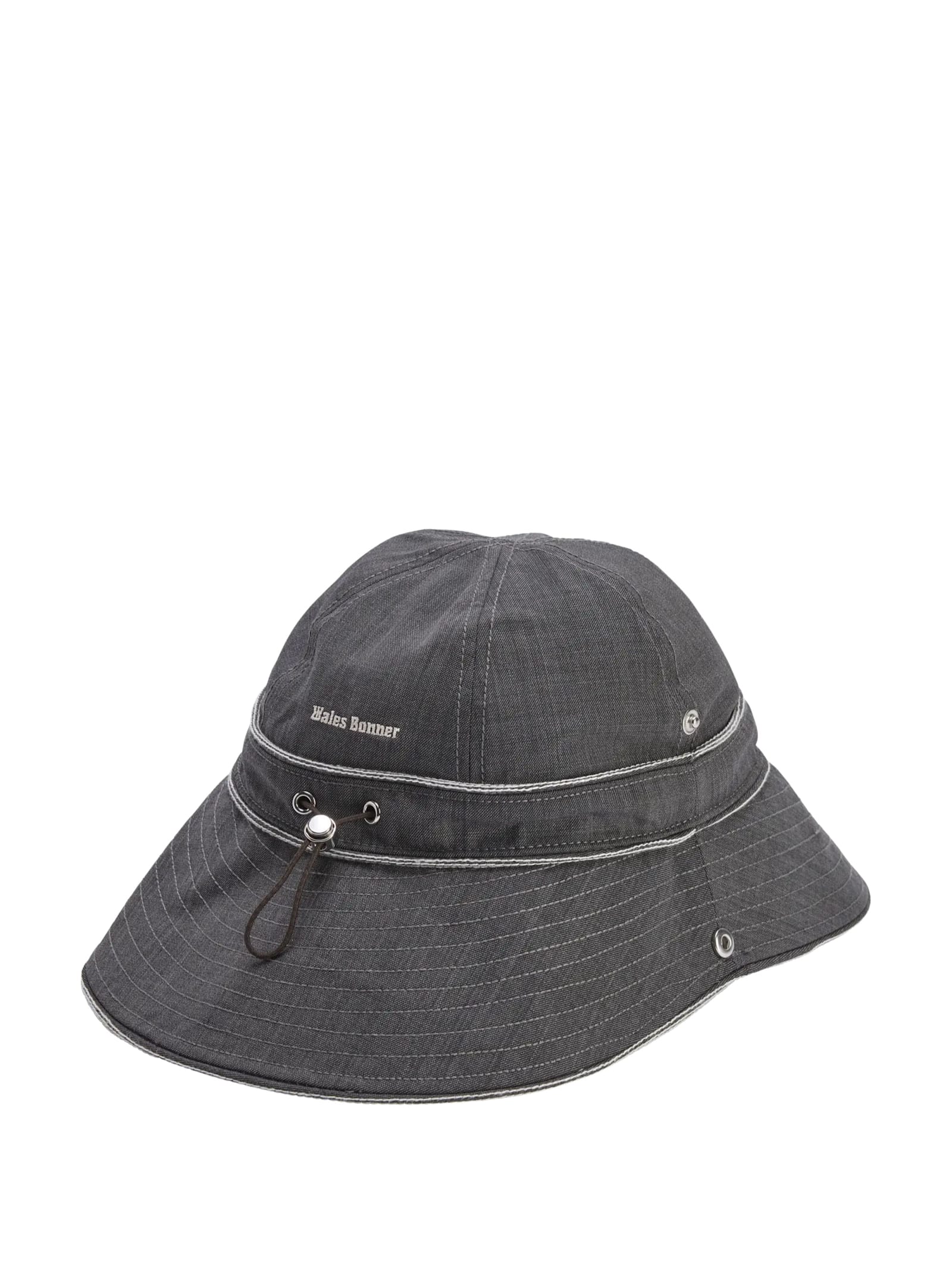 Adidas Originals By Wales Bonner Hat Wb Bucket Hat In Gray
